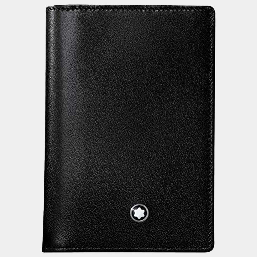 montblanc ウォレット ブラック 新品 Montblanc | Meisterstück Black Leather Wallet