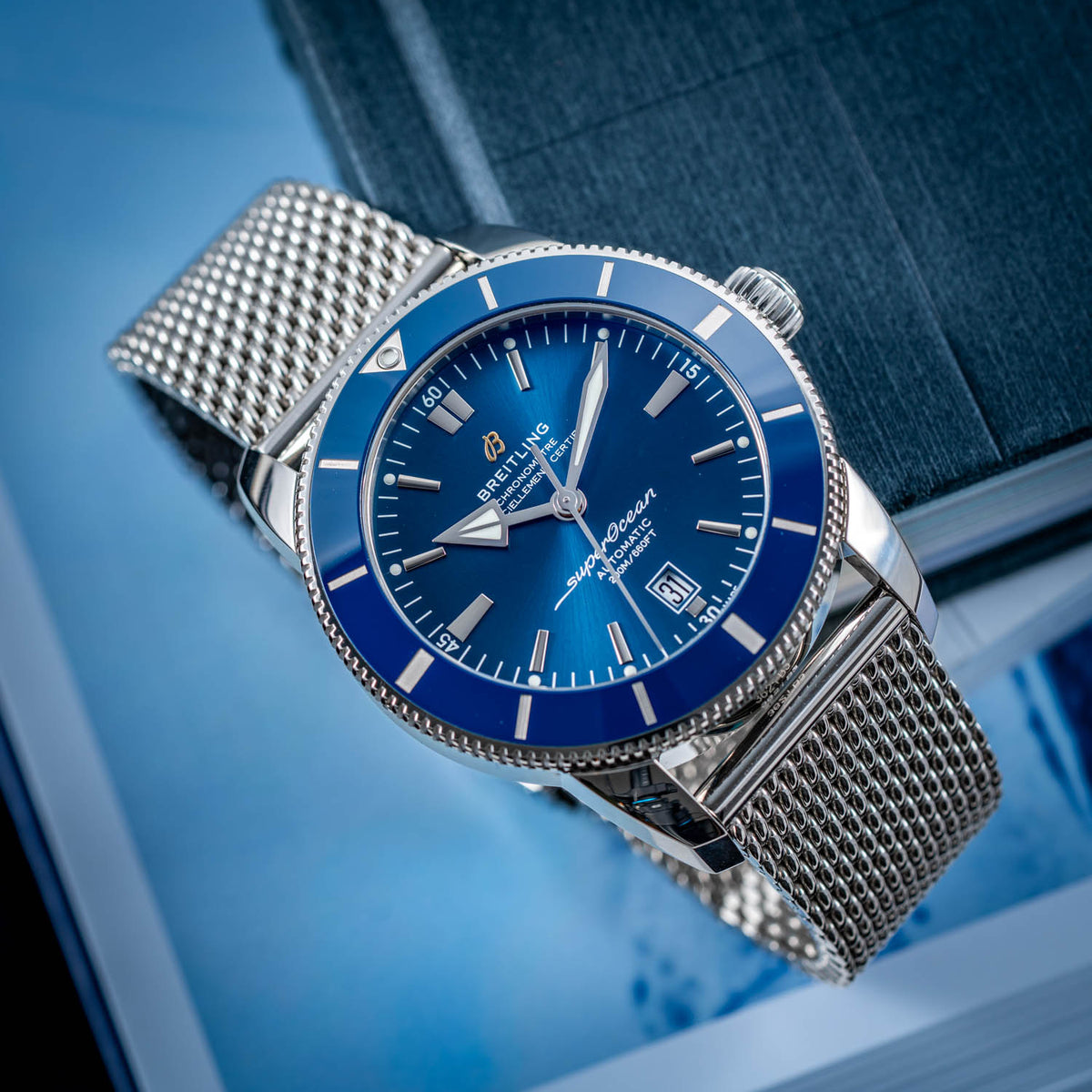 Breitling Superocean Heritage II B20 Automatic 46mm Blue Dial - AB2020