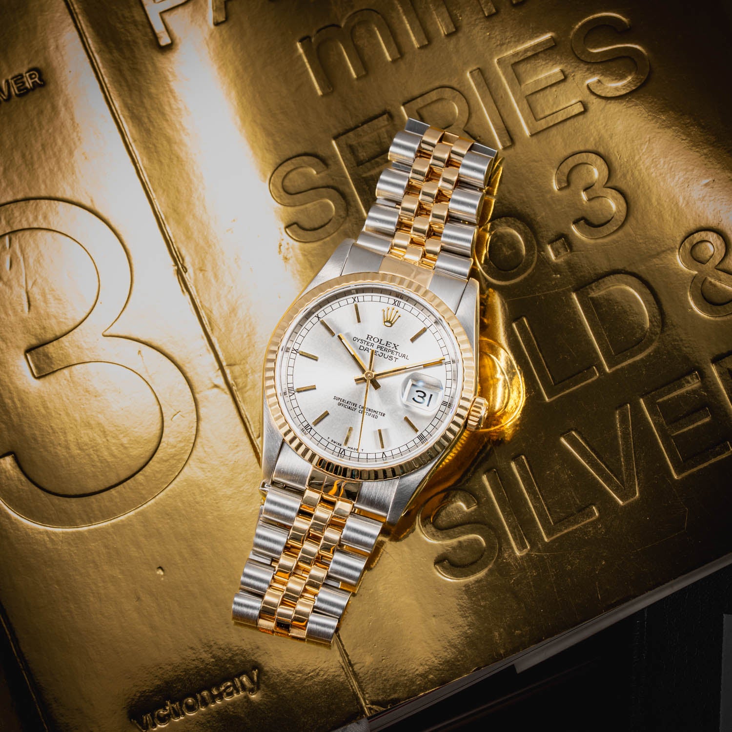 Rolex Datejust Two-Tone Silver Dial 36mm - 16233