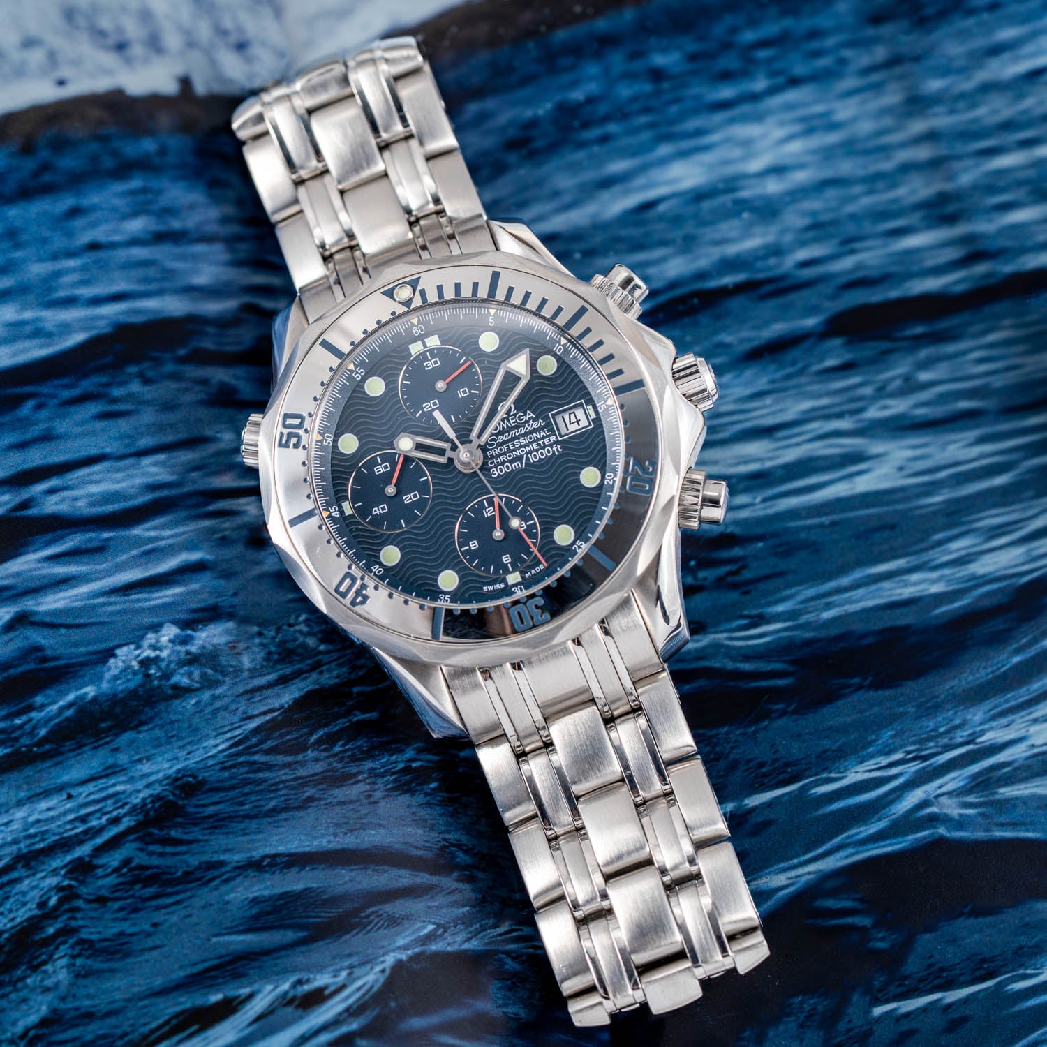 Omega Seamaster Chronograph Blue Dial 41.5mm - 2598.80.00