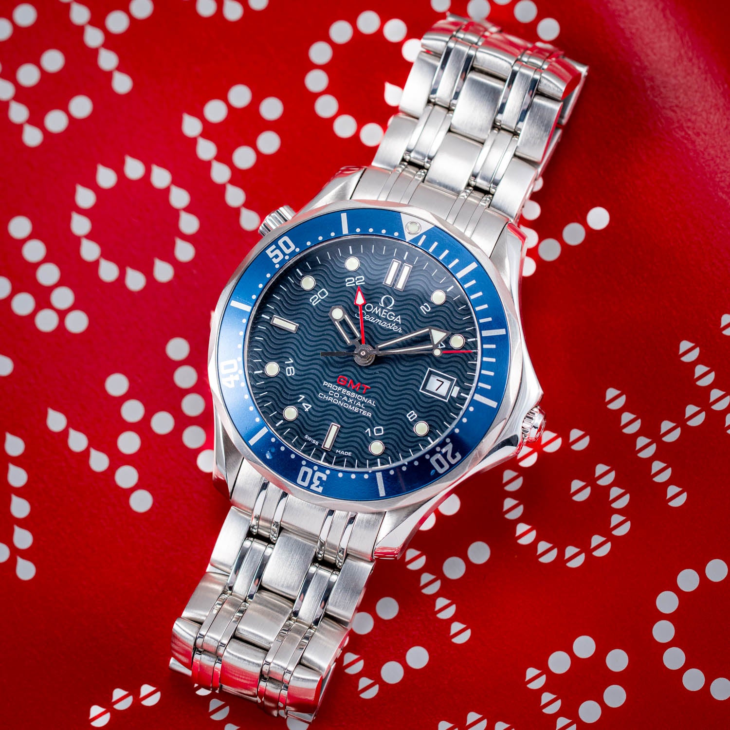 Omega Seamaster Professional GMT Blue Wave Dial 41mm - 2535.80.00