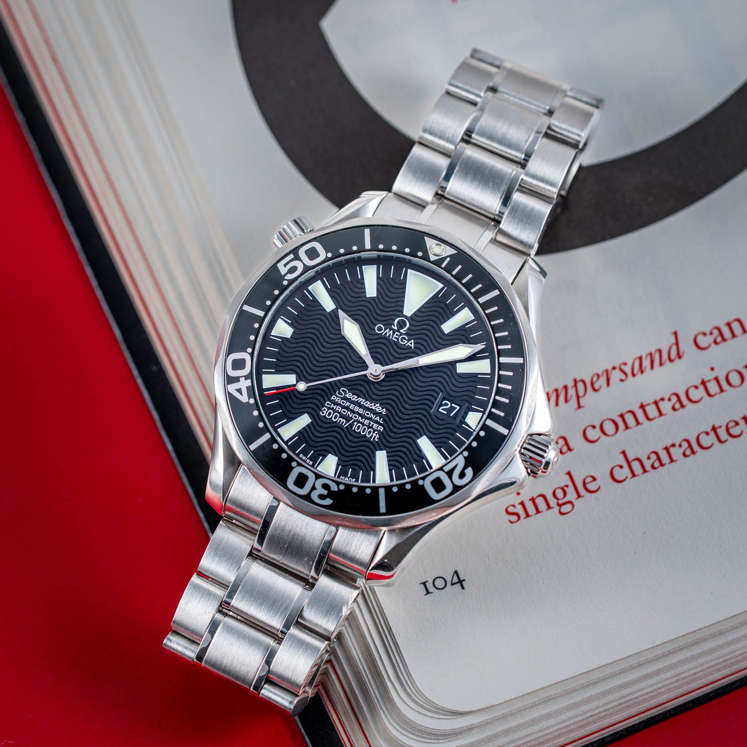 Omega Seamaster Professional Diver 300M 41mm Black Wave Dial - 2254.50.00