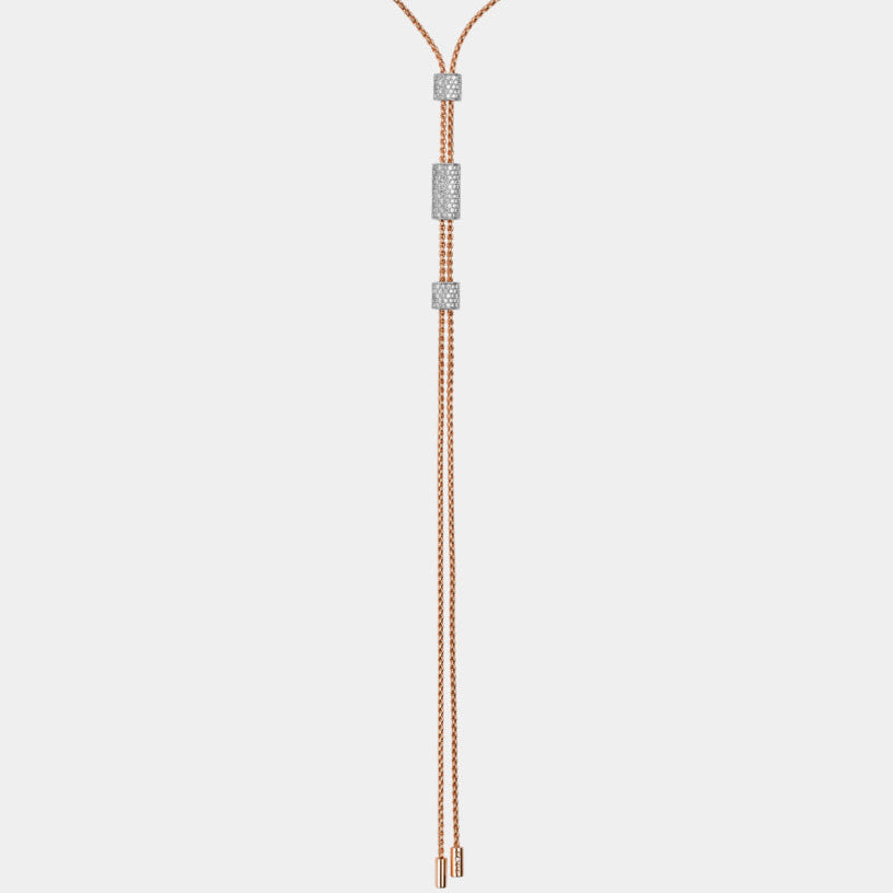 slider diamond lariat necklace