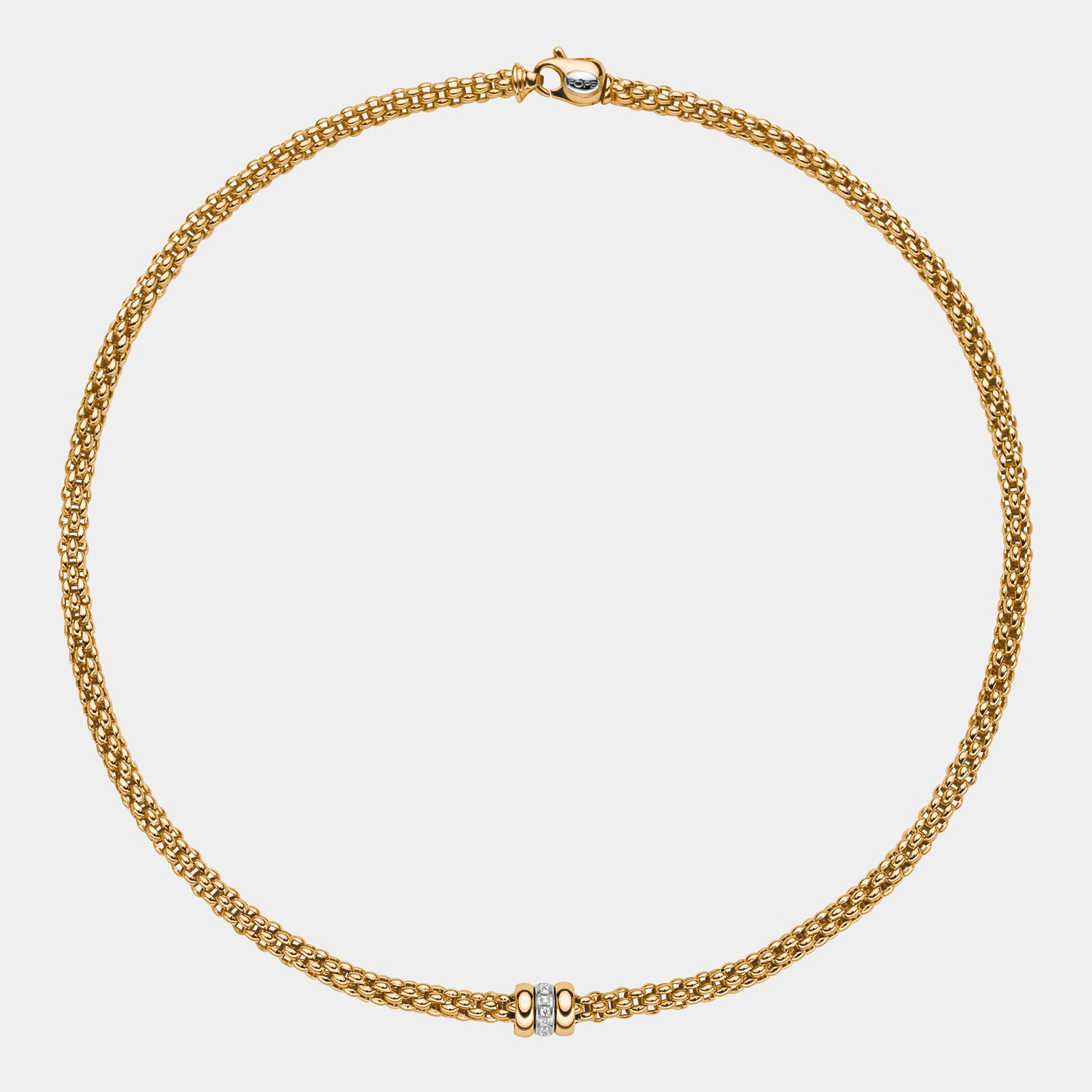 Solo Diamond Necklace in 18K Gold