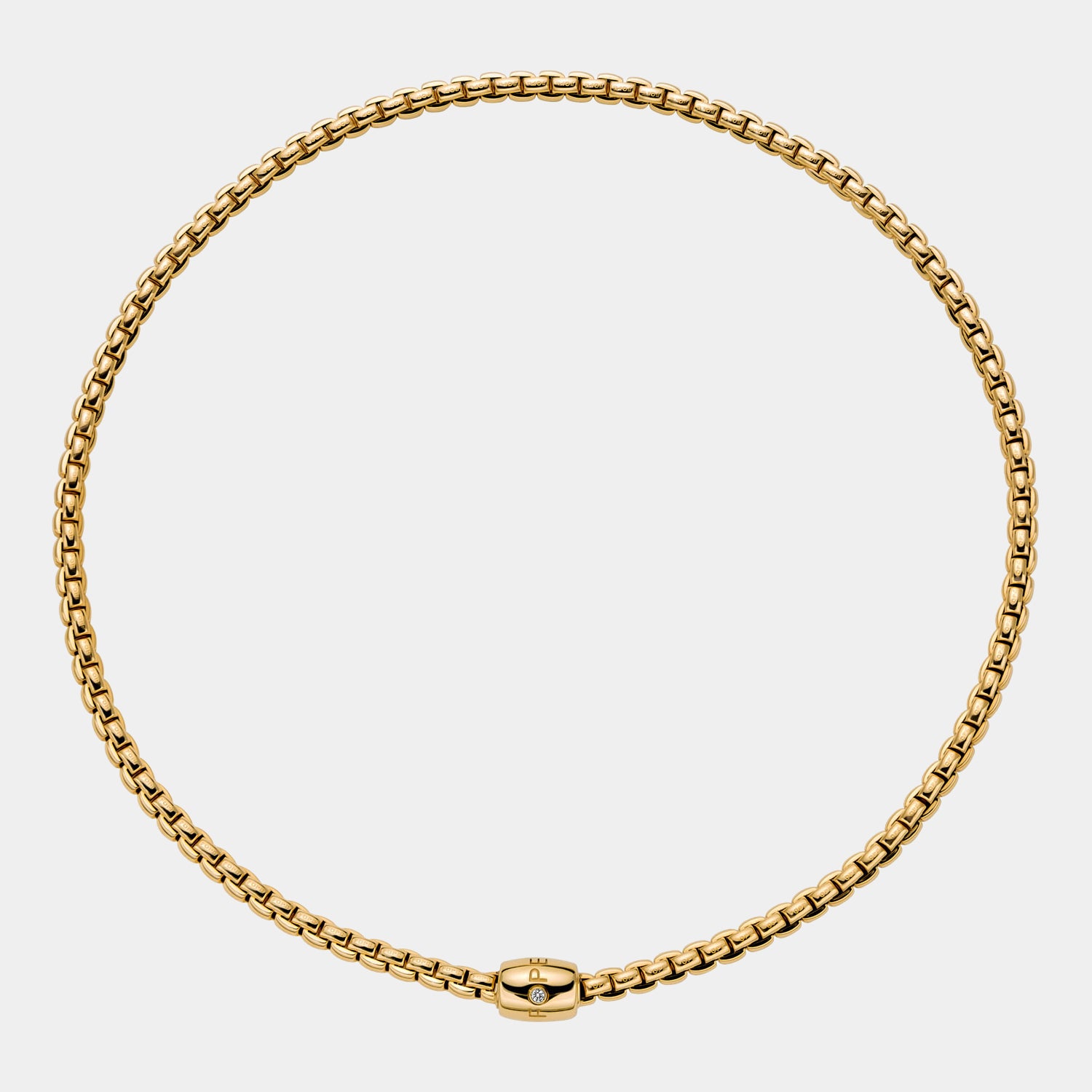 Eka Diamond Necklace in 18K Yellow Gold