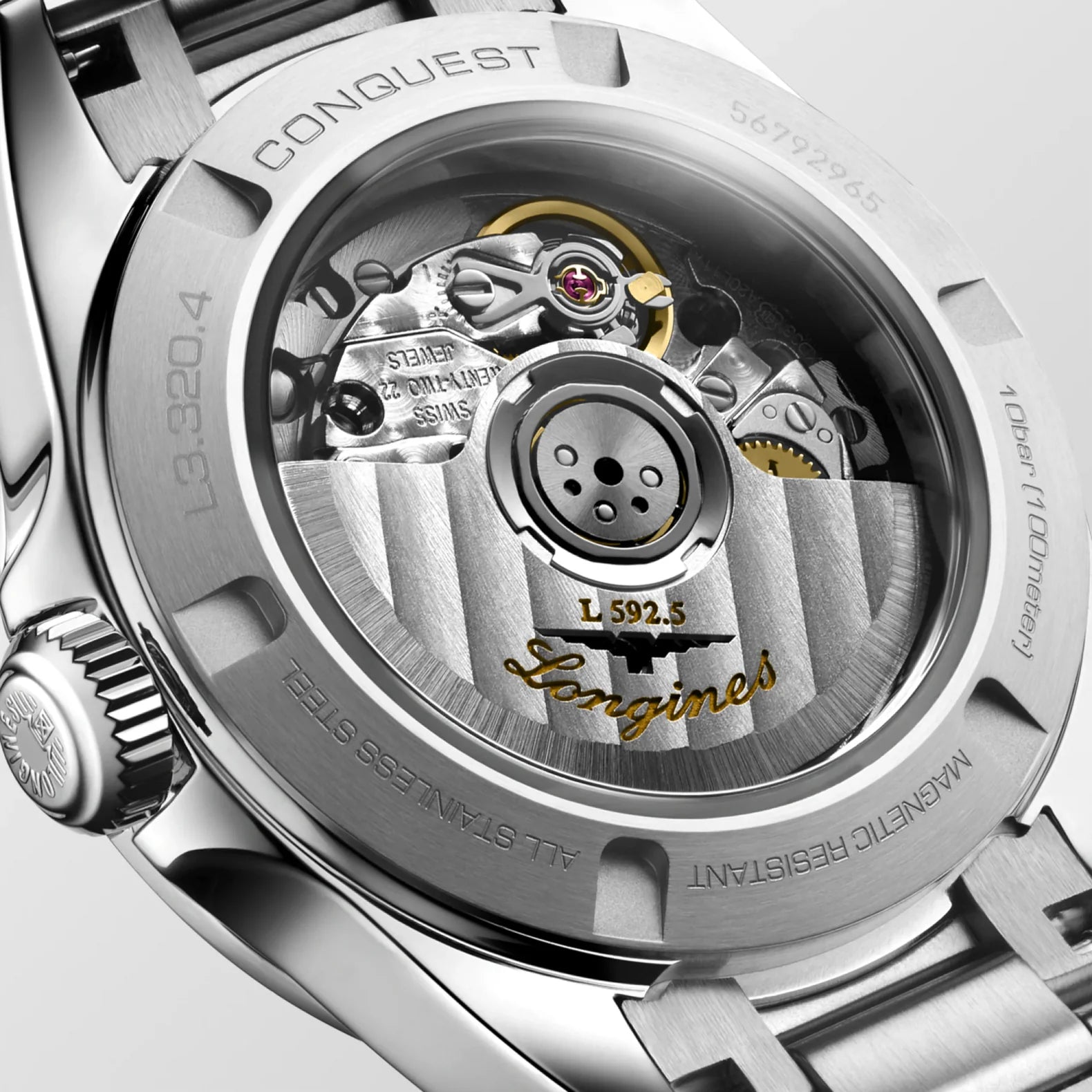 Conquest 30mm - Mother-of-Pearl Diamond Dial on Bracelet