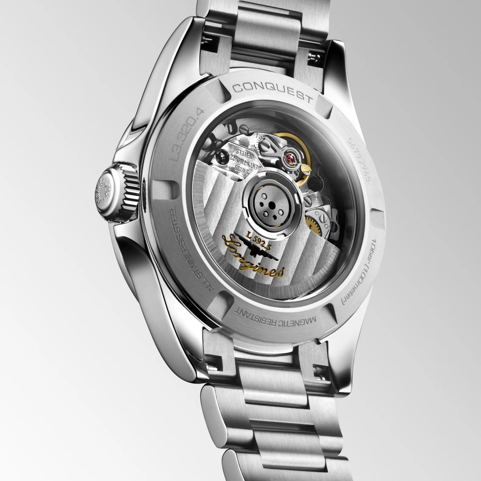 Conquest 30mm - Mother-of-Pearl Diamond Dial on Bracelet