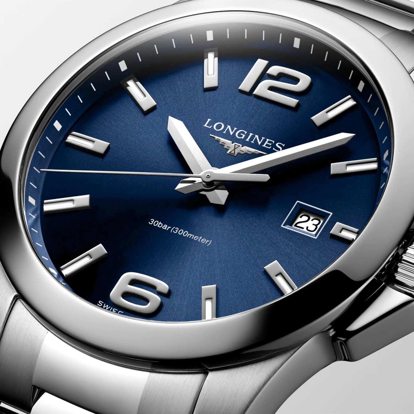 Conquest 41mm - Sunray Blue Dial on Bracelet