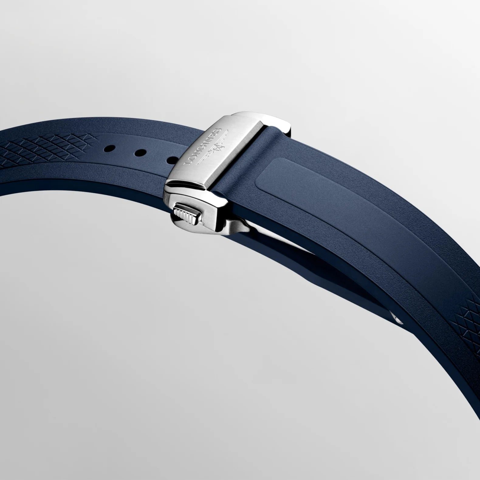 Longines Conquest Chronograph 42mm - Silver/Blue Dial on Strap