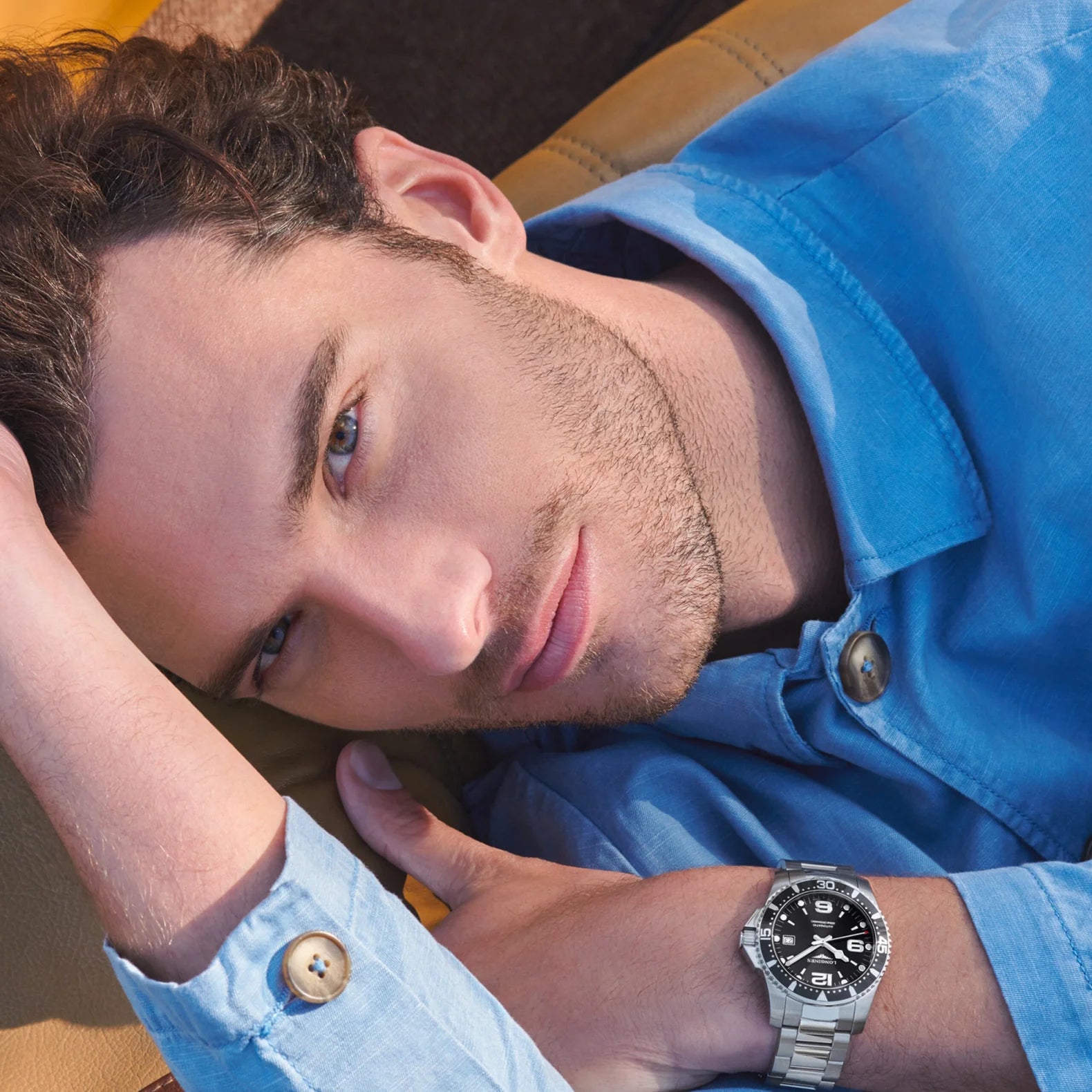 HydroConquest 41mm - Sunray Black Dial on Bracelet