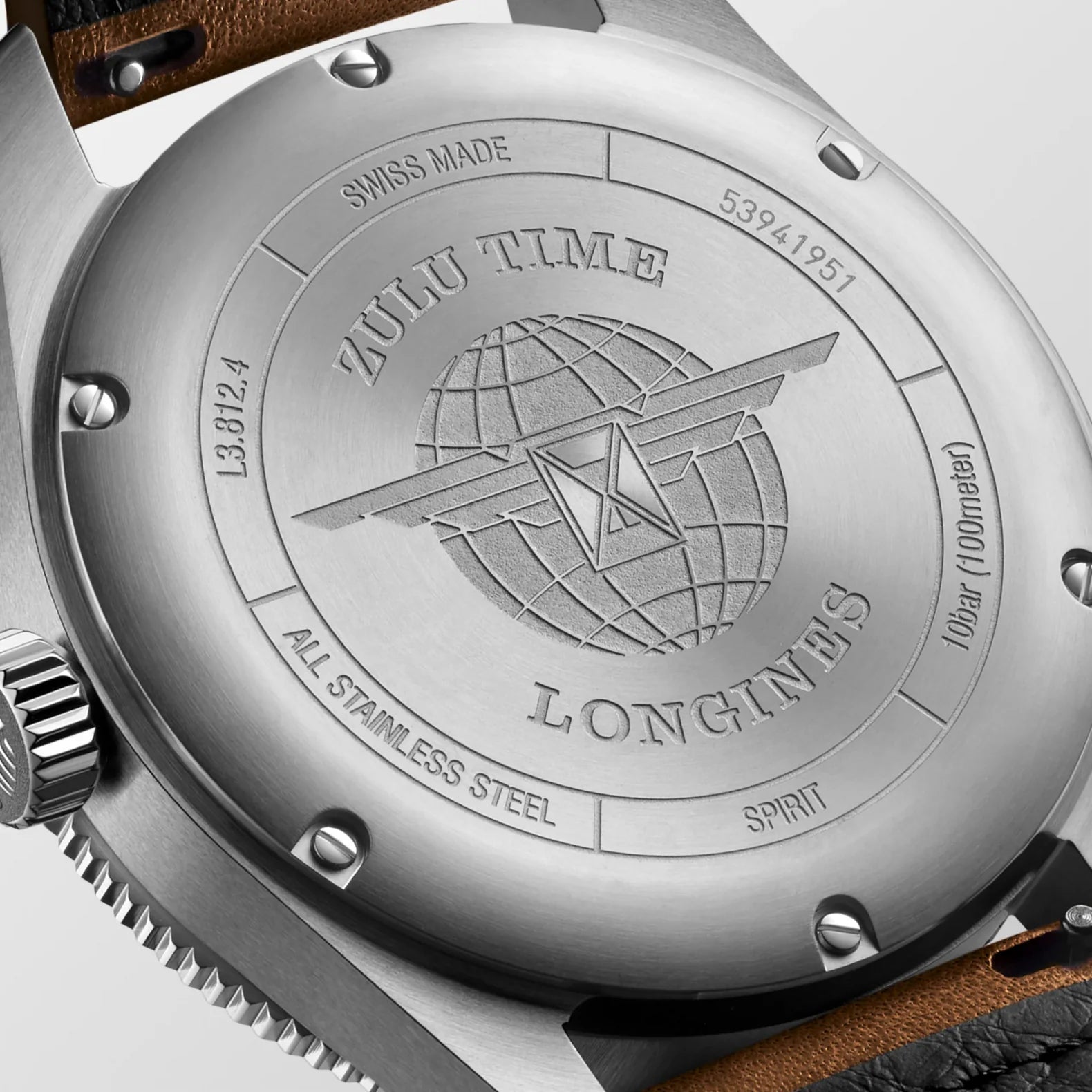 Spirit Zulu Time 42mm - Black Dial Green Bezel on Strap