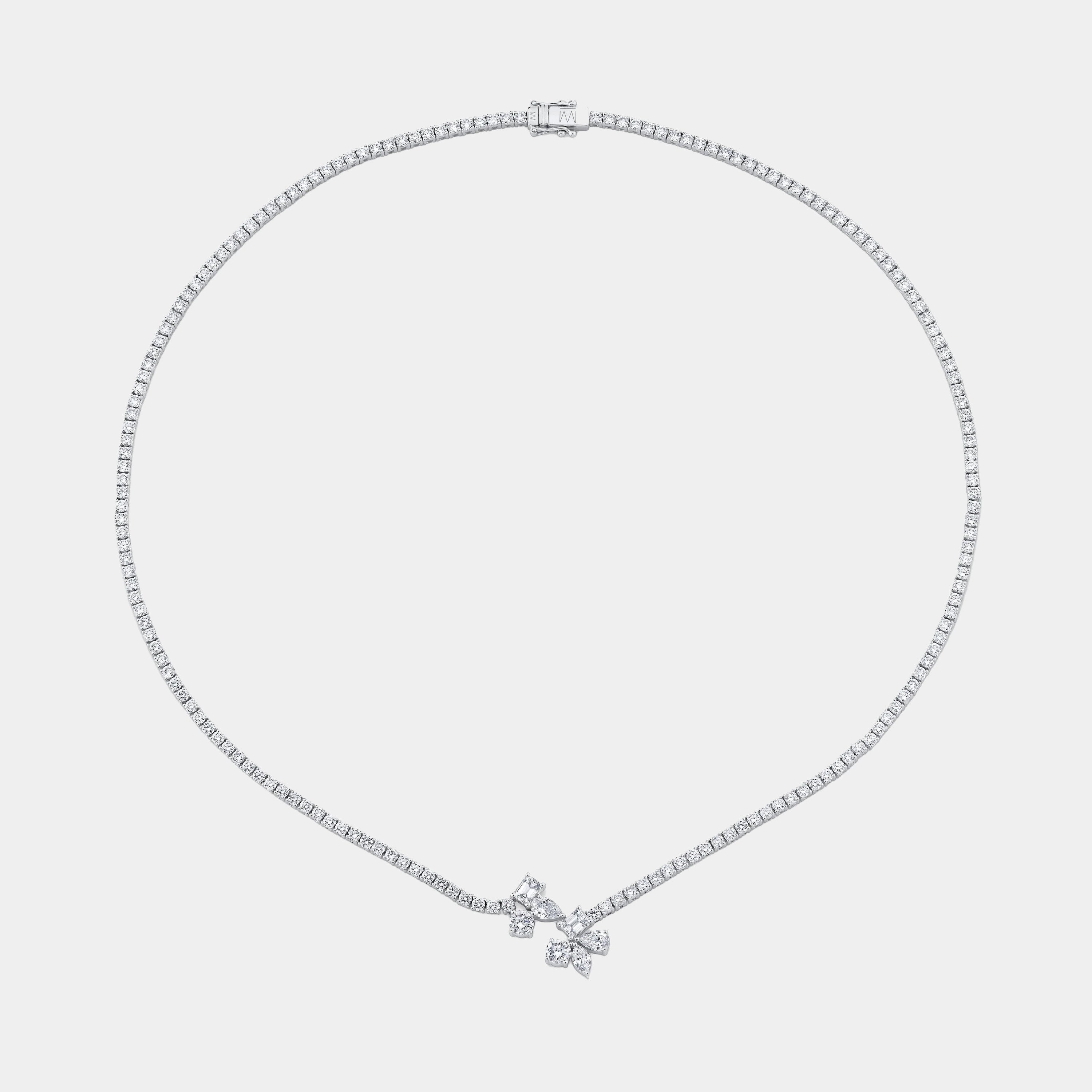 diamond tennis necklace