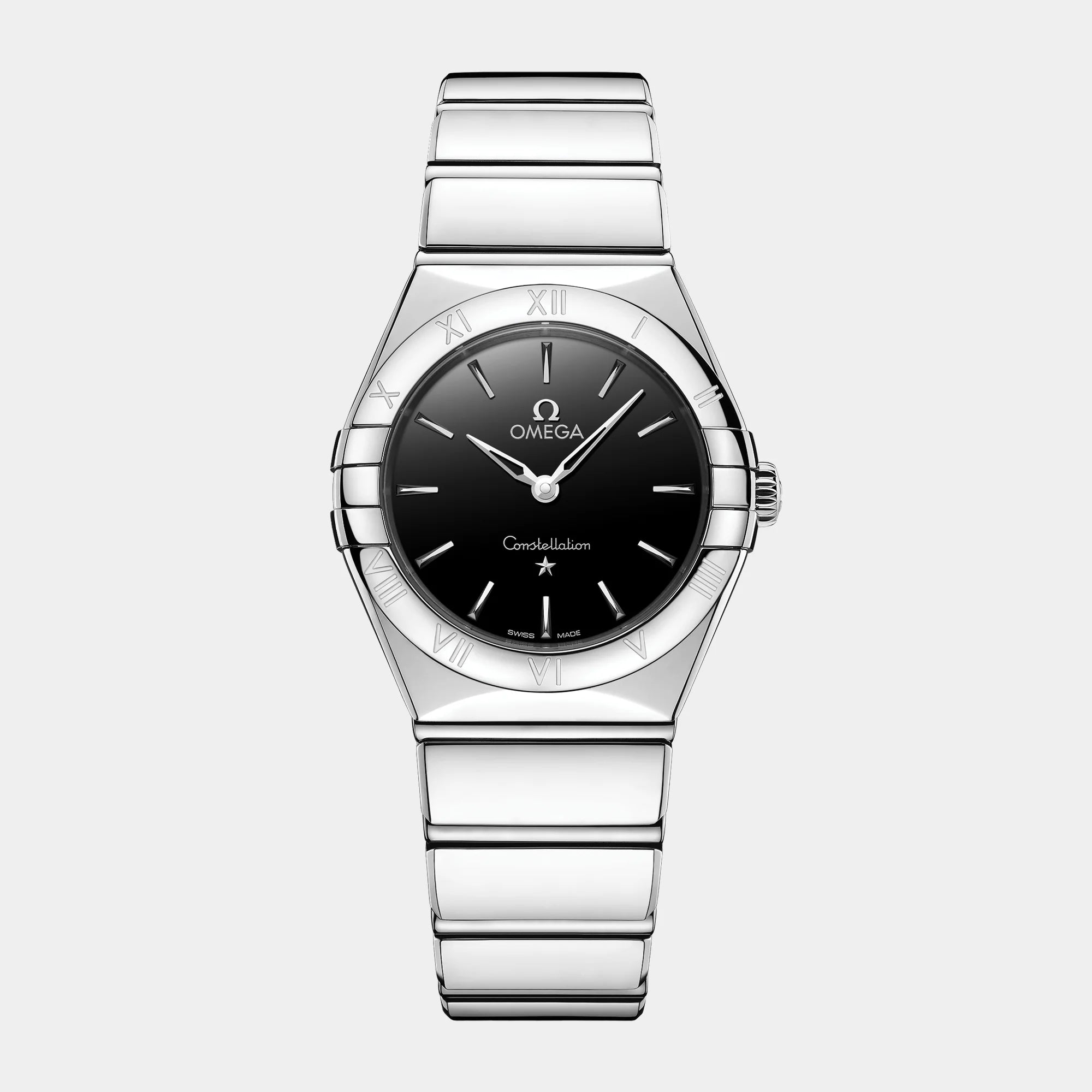 Constellation 28mm - Black Dial on Bracelet