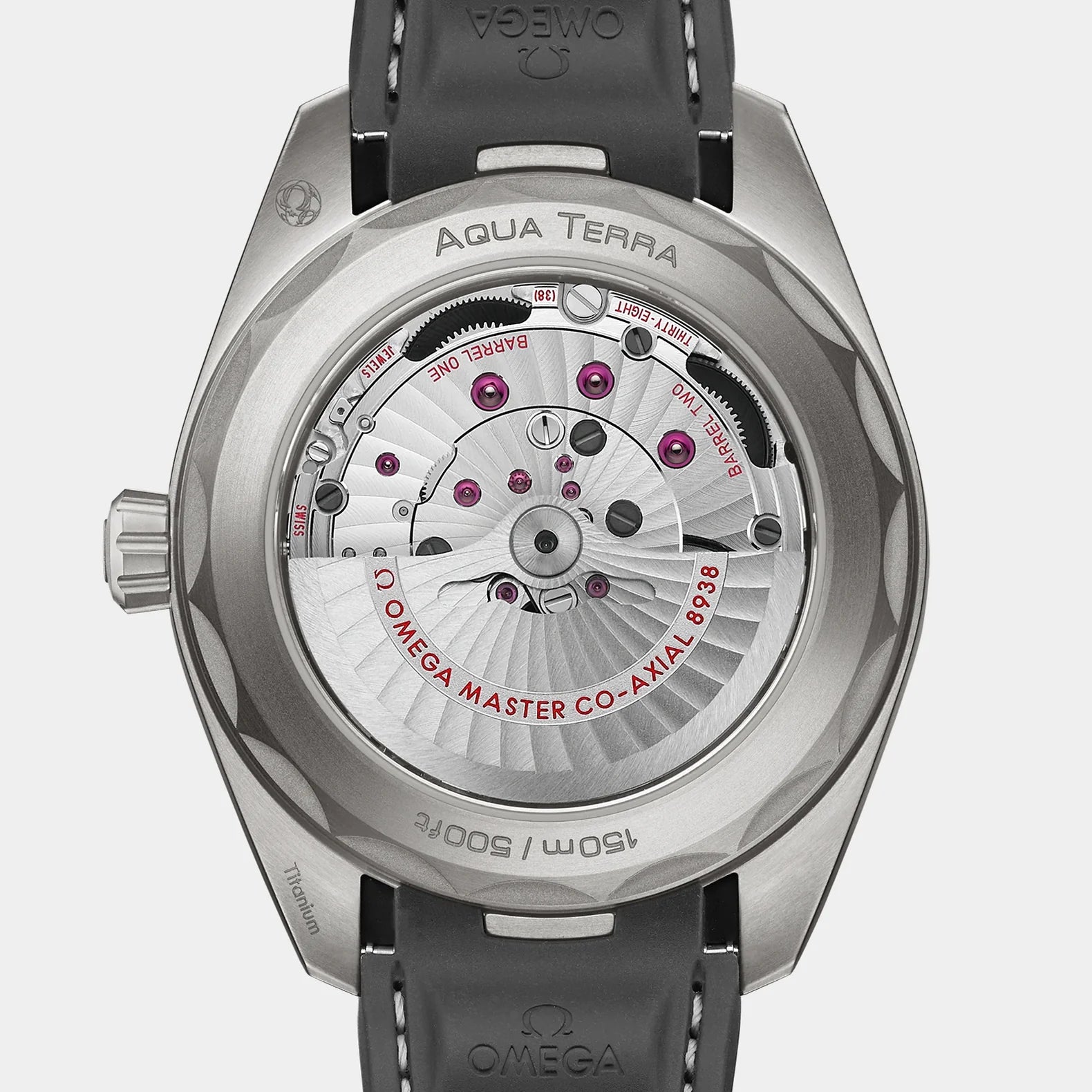 Seamaster Aqua Terra Worldtimer Titanium 43mm - Grey Dial on Rubber Strap