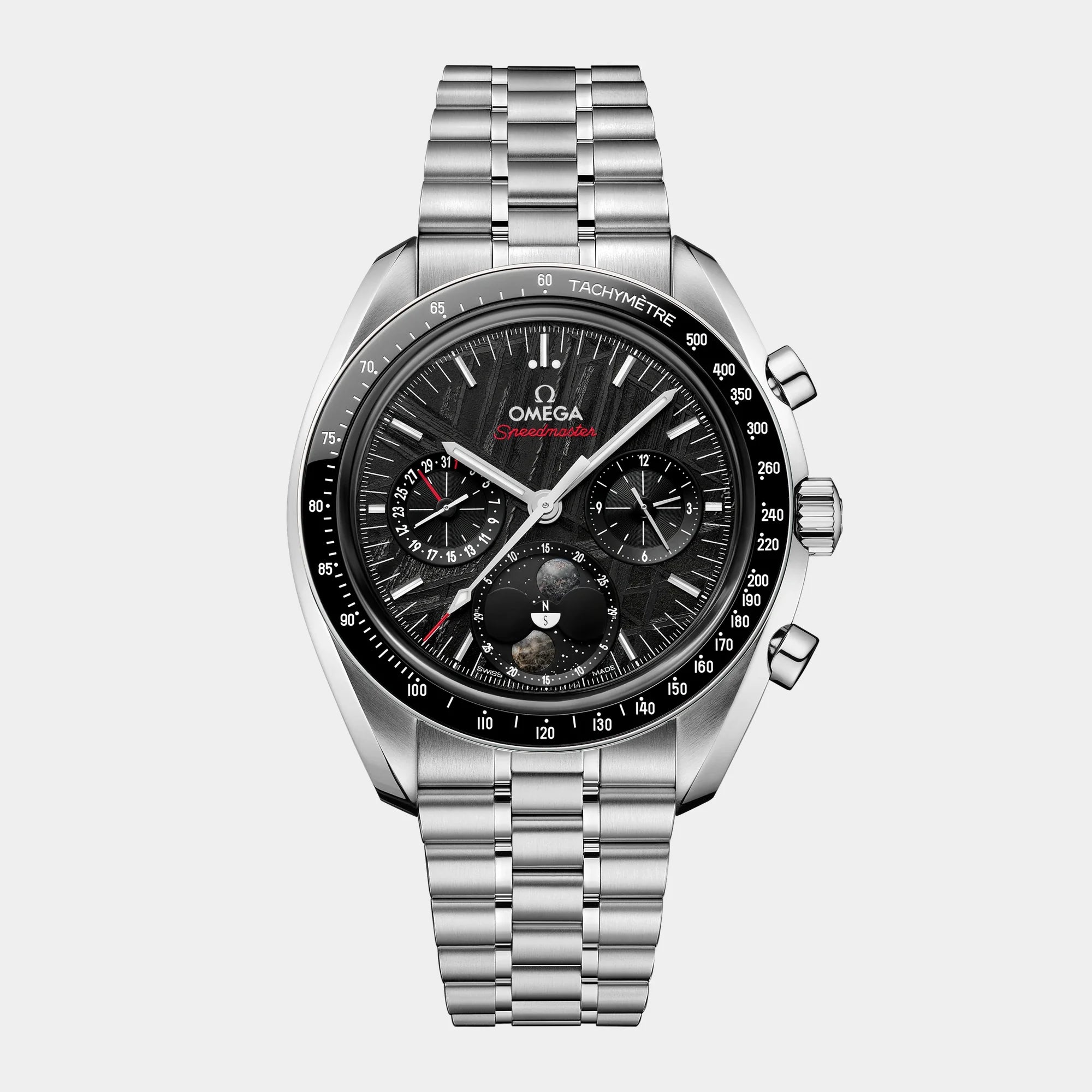 Speedmaster Moonphase 43mm - Black Meteorite Dial on Bracelet