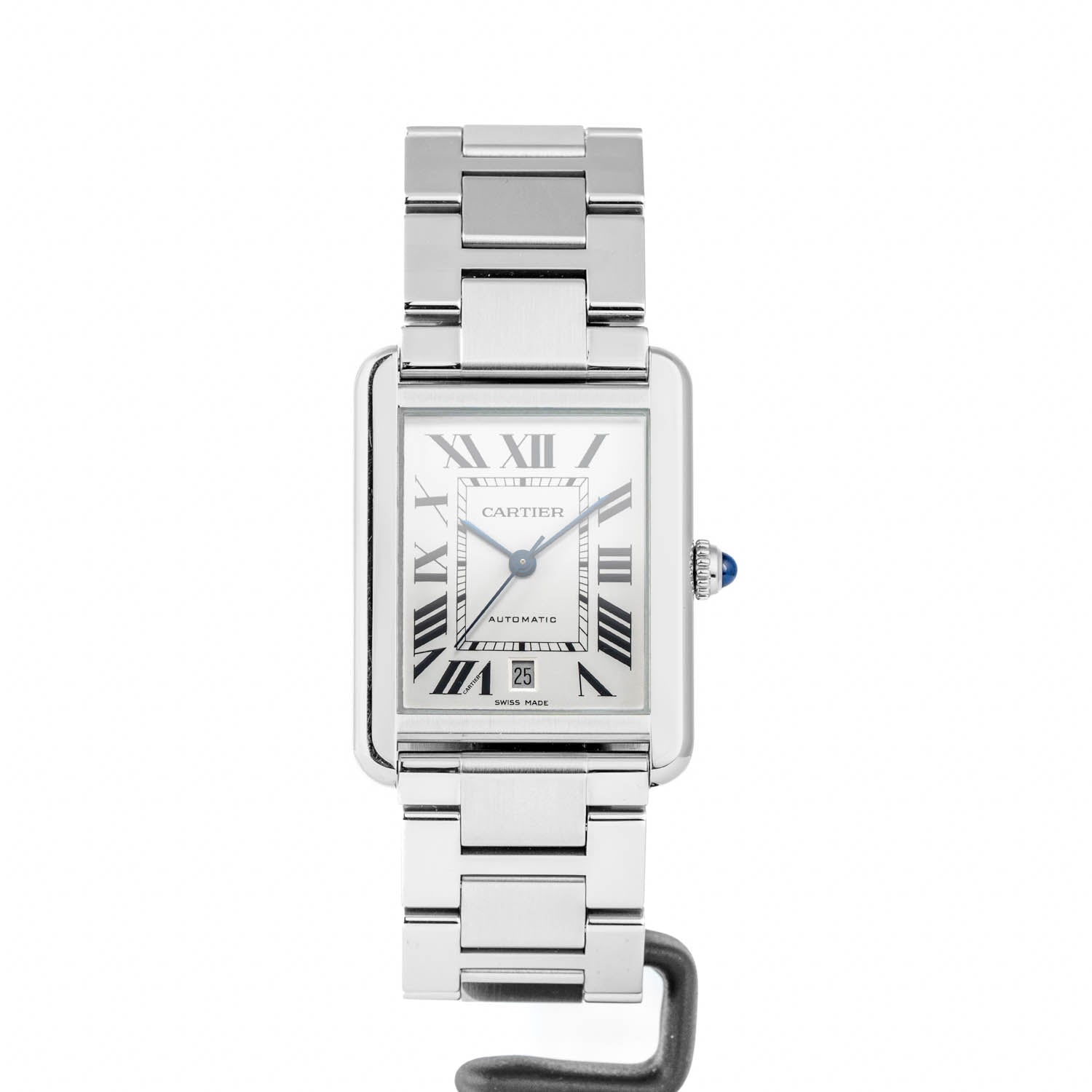 Cartier Tank Solo XL Silver Dial on Bracelet – W5200028