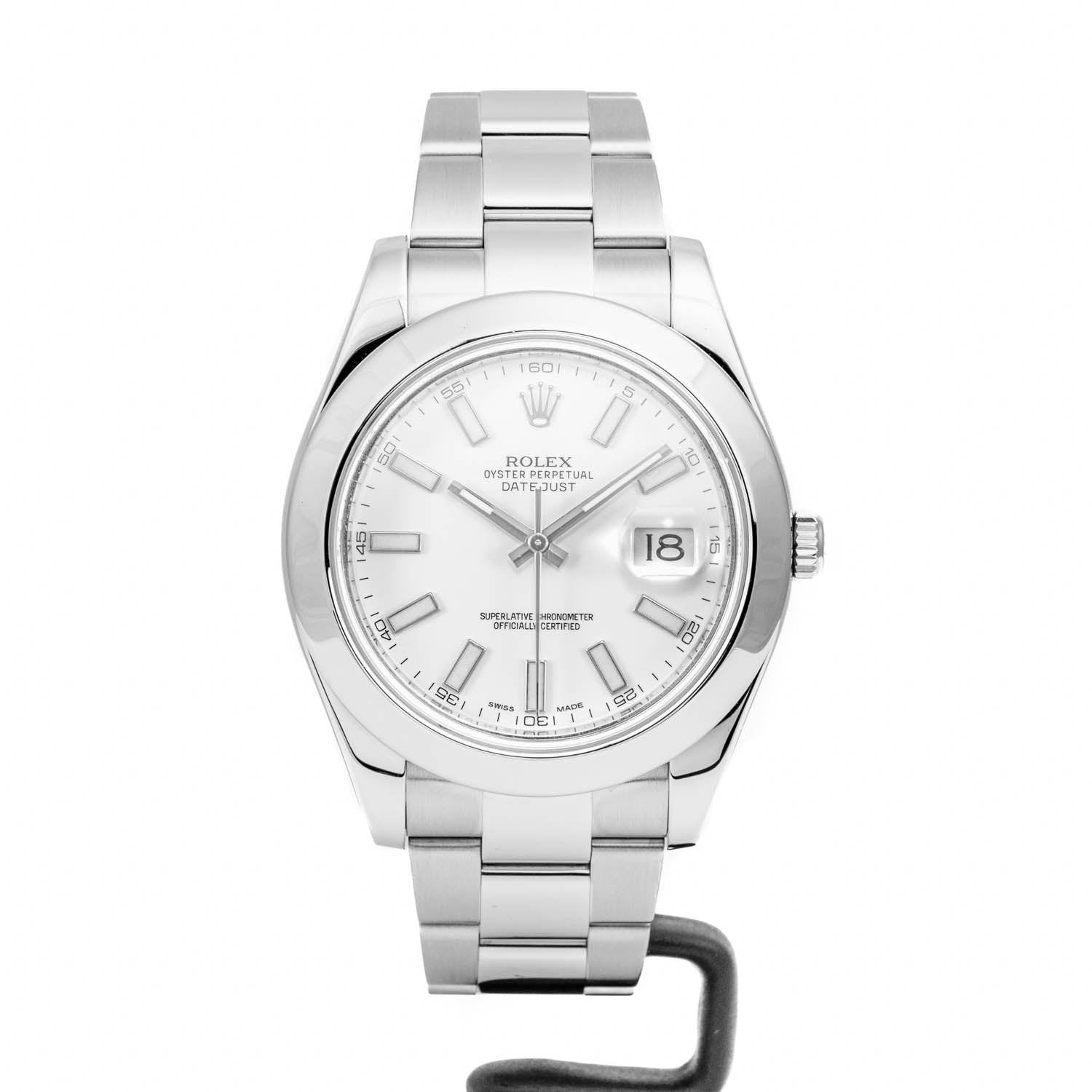 Rolex Datejust II White Index Dial 41mm - 116300