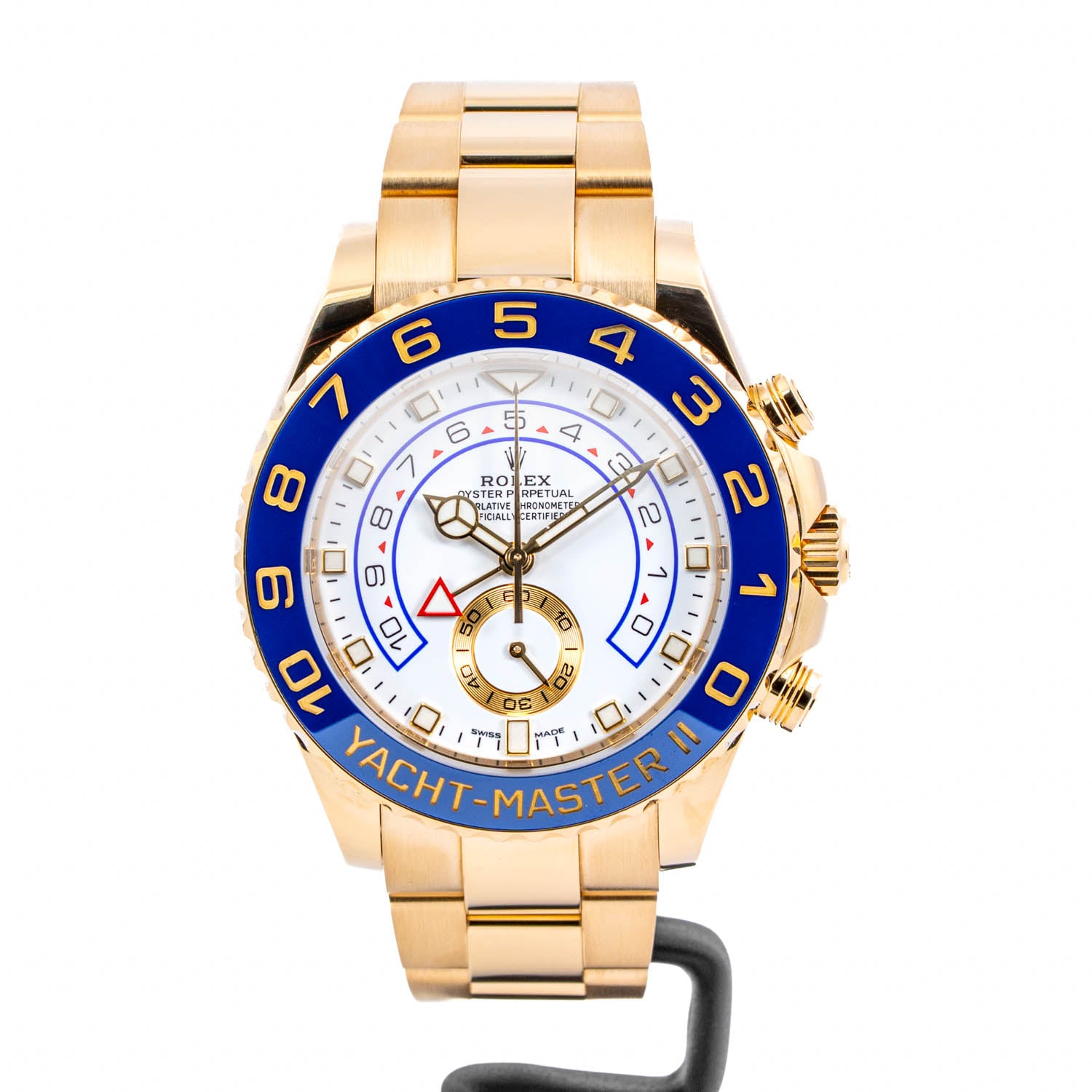 Rolex Yacht-Master II 44mm 18K Yellow Gold White Dial - 116688
