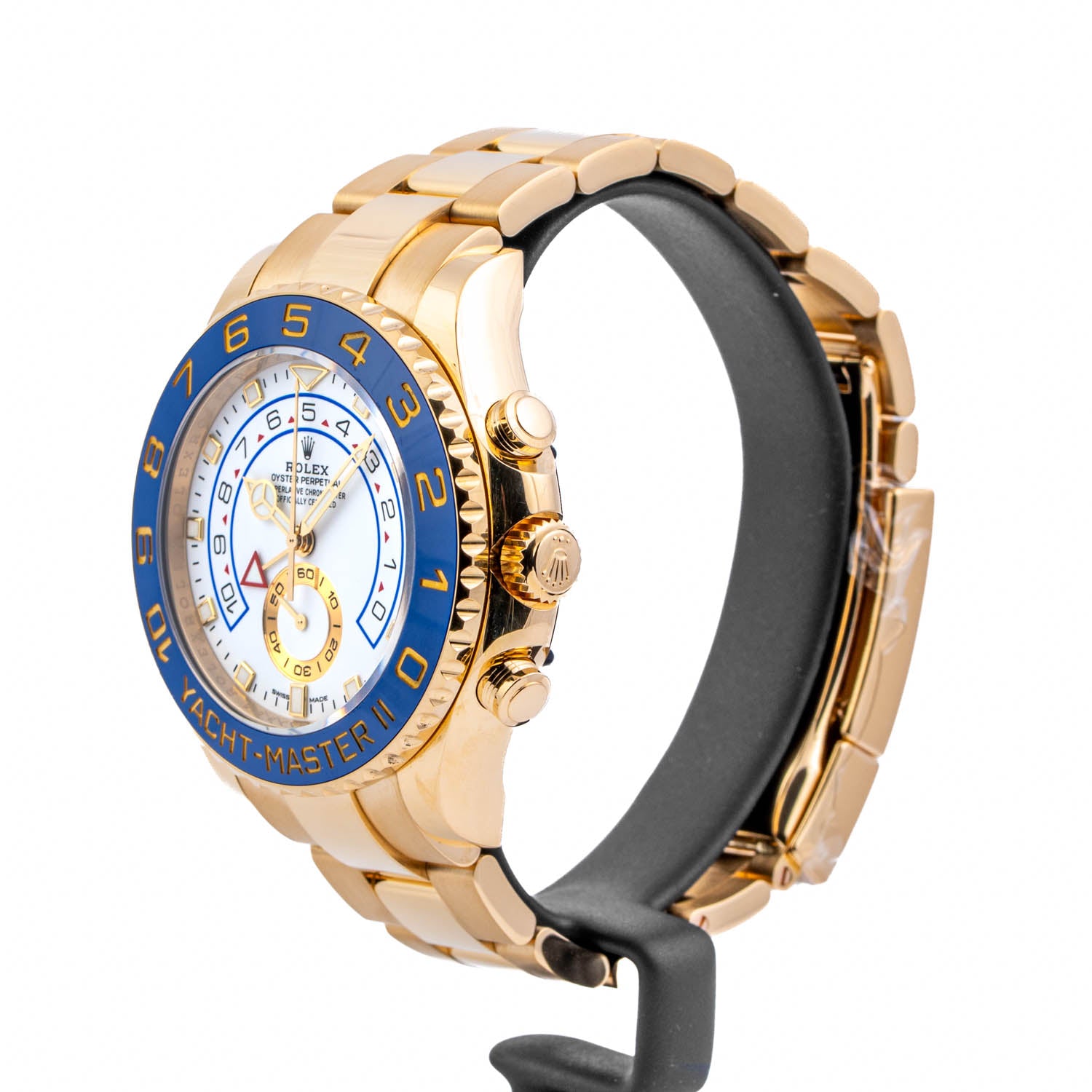 Rolex Yacht-Master II 44mm 18K Yellow Gold White Dial - 116688