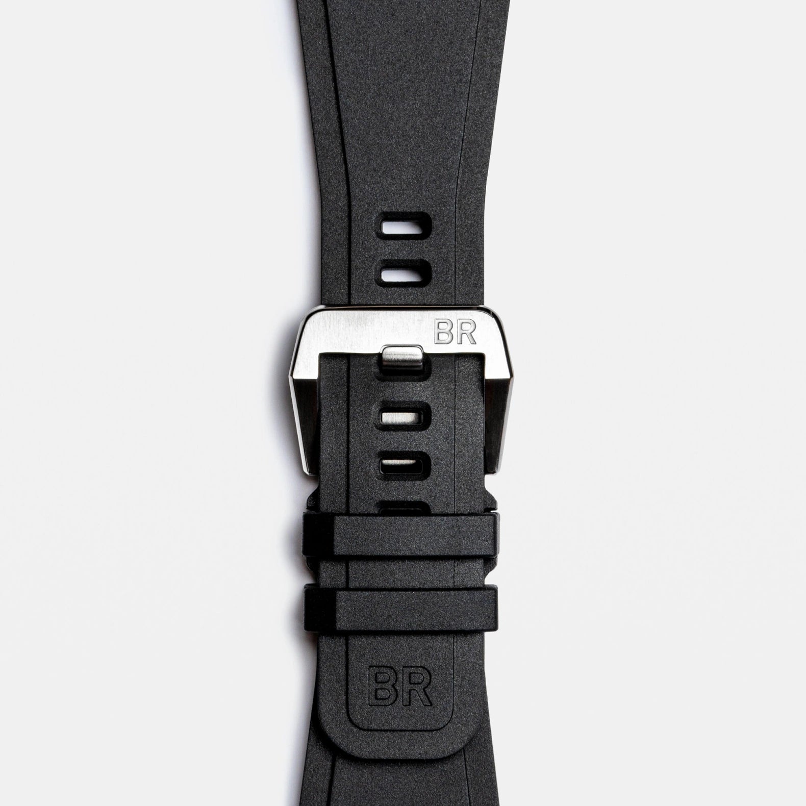 BR-03 Black Steel 41mm - Black Dial on Strap