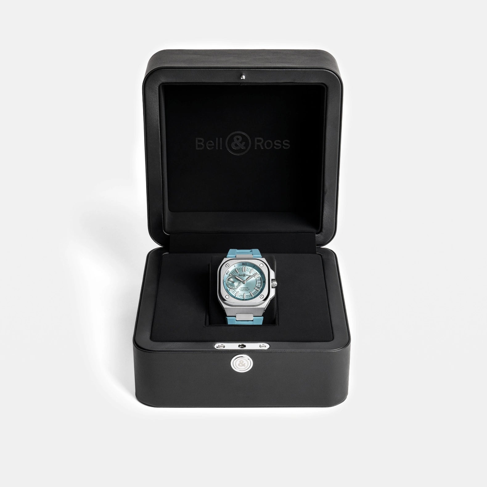 BR-X5 Ice Blue Steel 41mm - Blue Dial on Strap