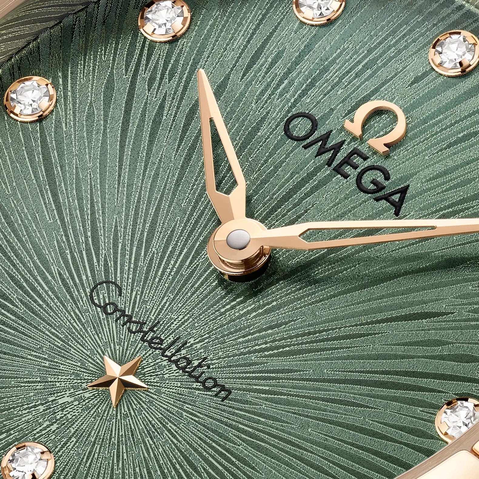Constellation Two-Tone - Green Diamond Dial and Bezel