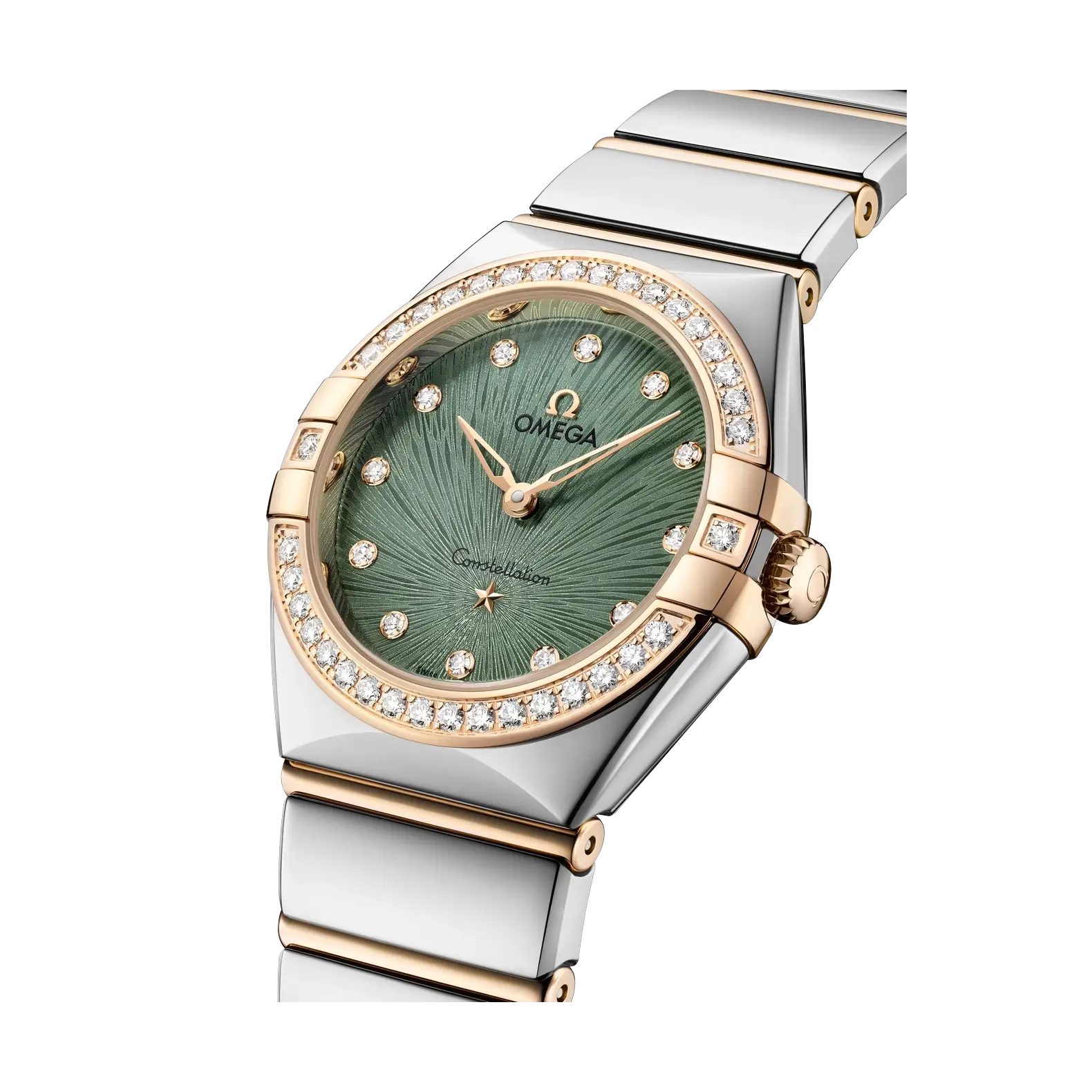 Constellation Two-Tone - Green Diamond Dial and Bezel