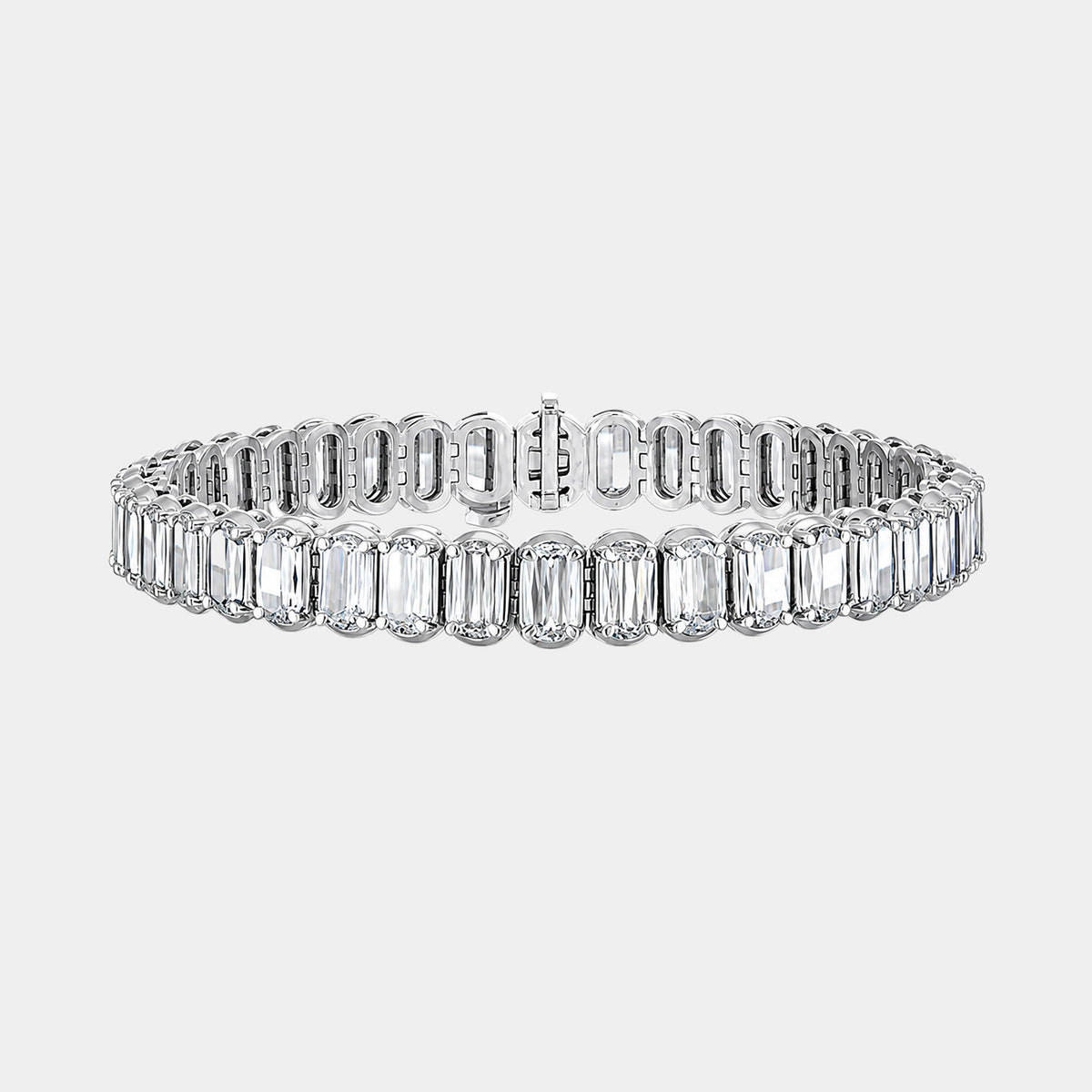L’Amour Crisscut Classic Diamond Tennis Bracelet