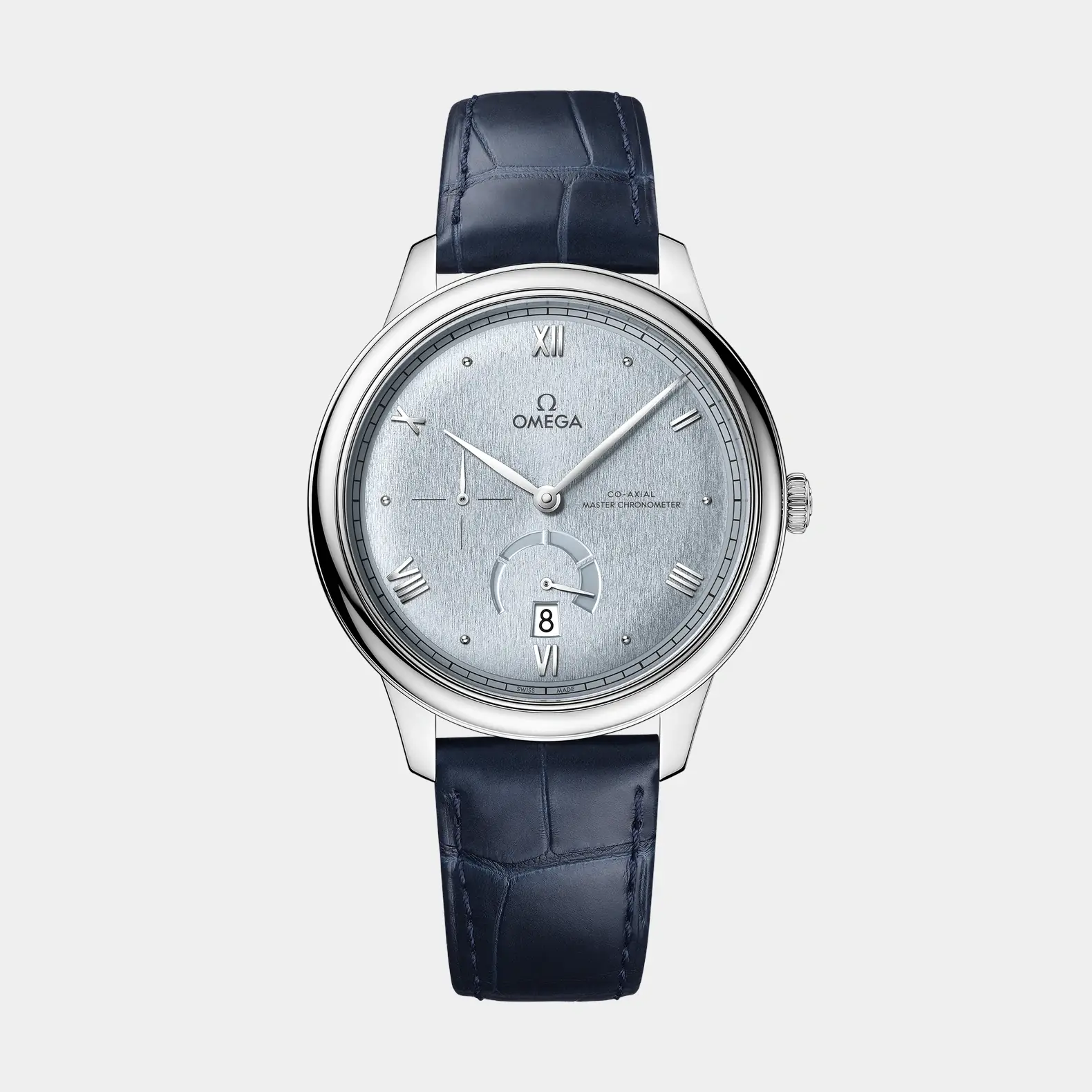 De Ville Prestige 41mm - Light Blue Dial on Strap