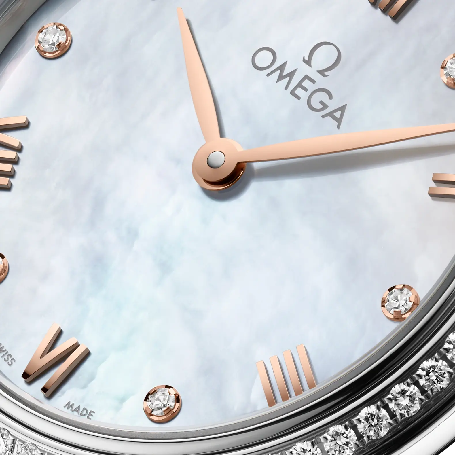 De Ville Prestige 27.5mm - Mother of Pearl Diamond Dial and Bezel