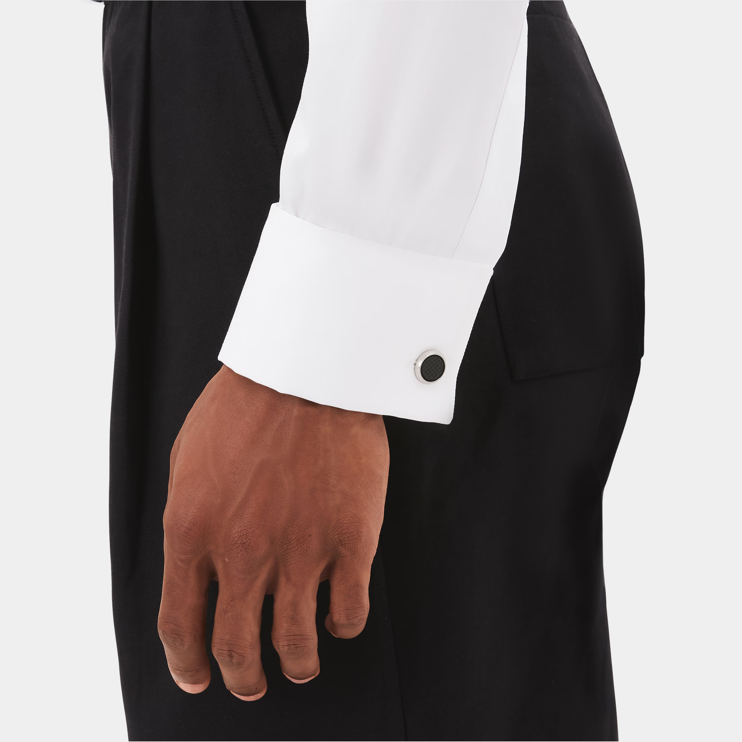 Montblanc Extreme 2.0 Cufflinks - Stainless Steel & Carbon-pattern