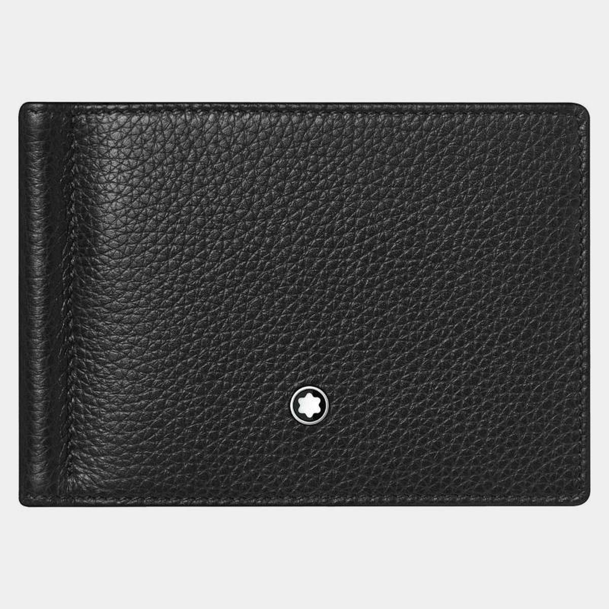 Meisterstück Wallet 6cc with Money Clip - Black