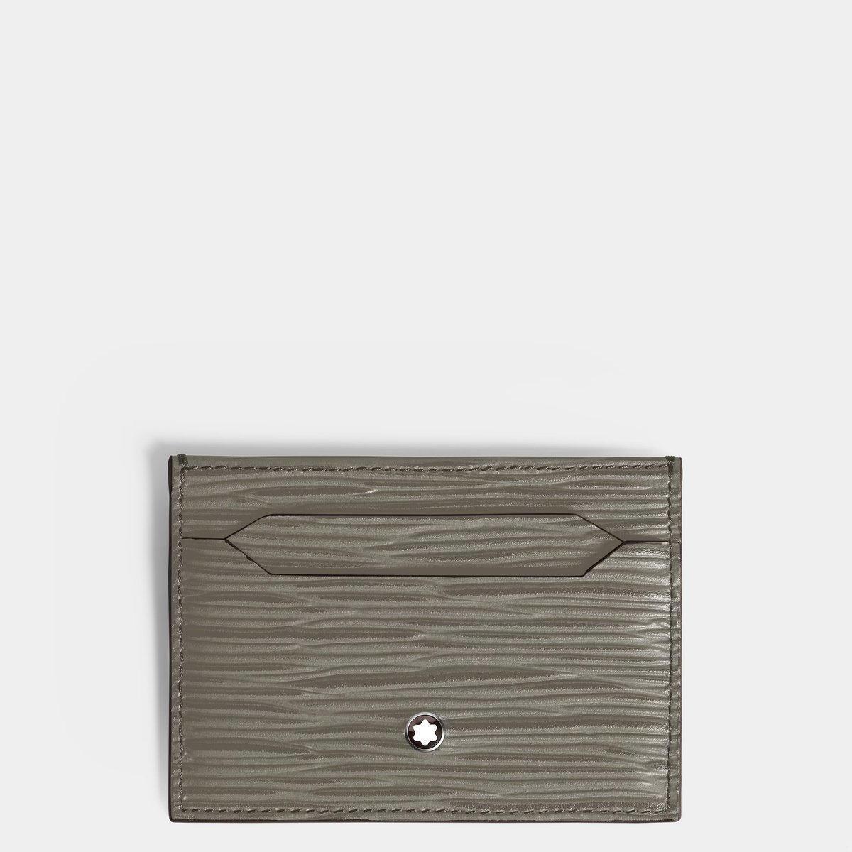 新品 MONTBLANC レザー カードケース Montblanc Extreme 3.0 Black Leather Card Holder 129979