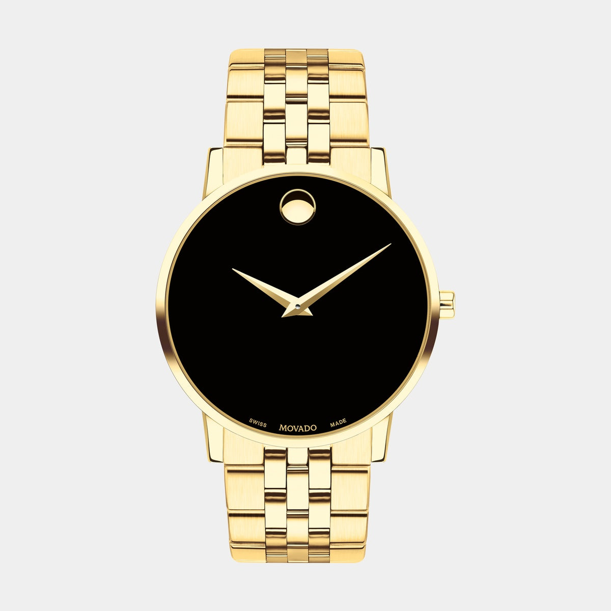 美品 MOVADO  ダイヤモンドベゼル マザーオブパール 腕時計　ゴールド Museum Classic Watch | Lux Bond & Green