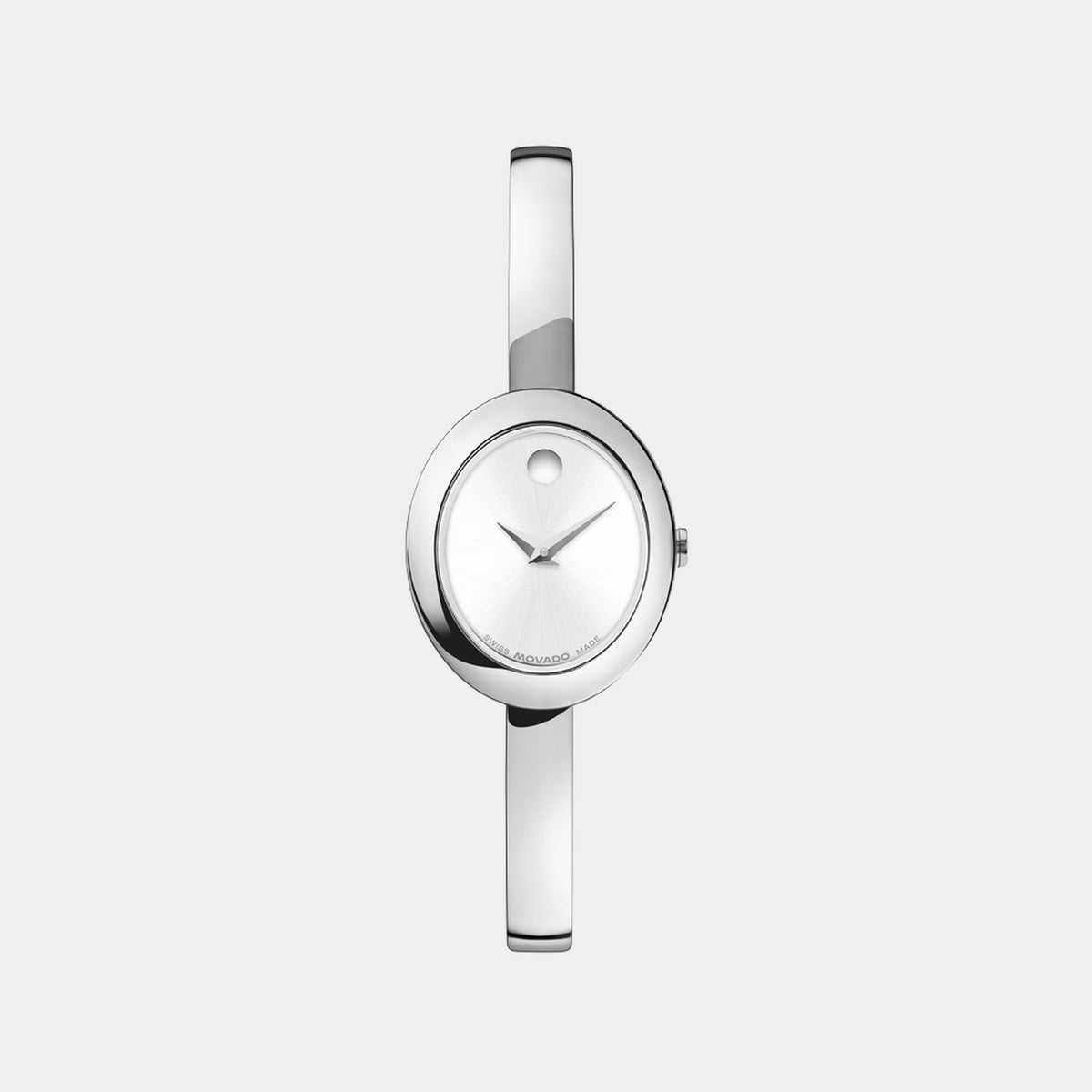 Movado | Museum Bangle - Silver White Dial on Bracelet