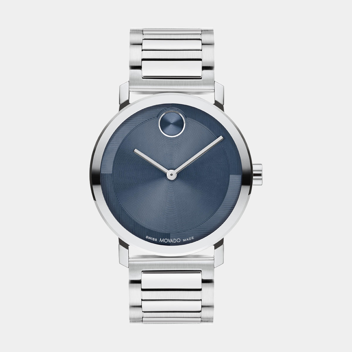 Movado bold watch (navy blue) Movado Bold Horizon Mens Watch with Navy Dial and Gray Ion  main image 2