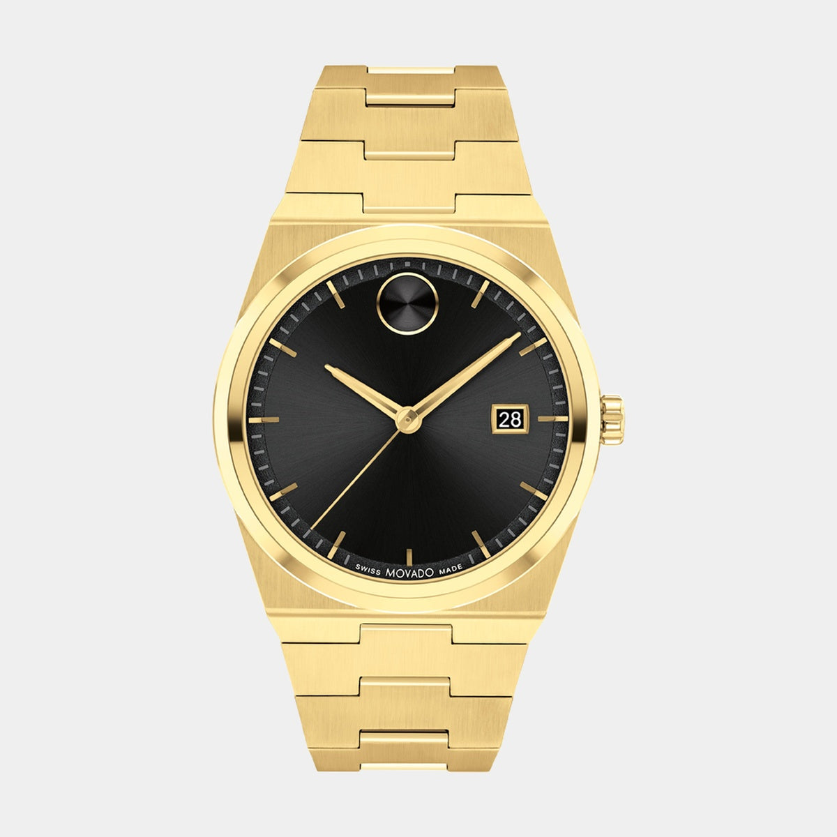 Movado | BOLD Quest 40 mm Gold - Black Dial on Bracelet