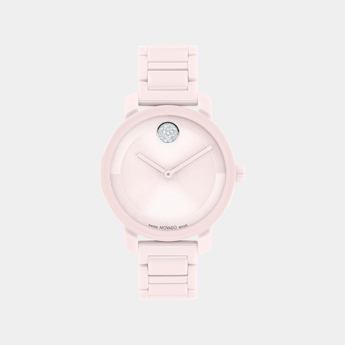 BOLD Evolution 2.0 Ceramic 34mm - Pink Dial on Bracelet