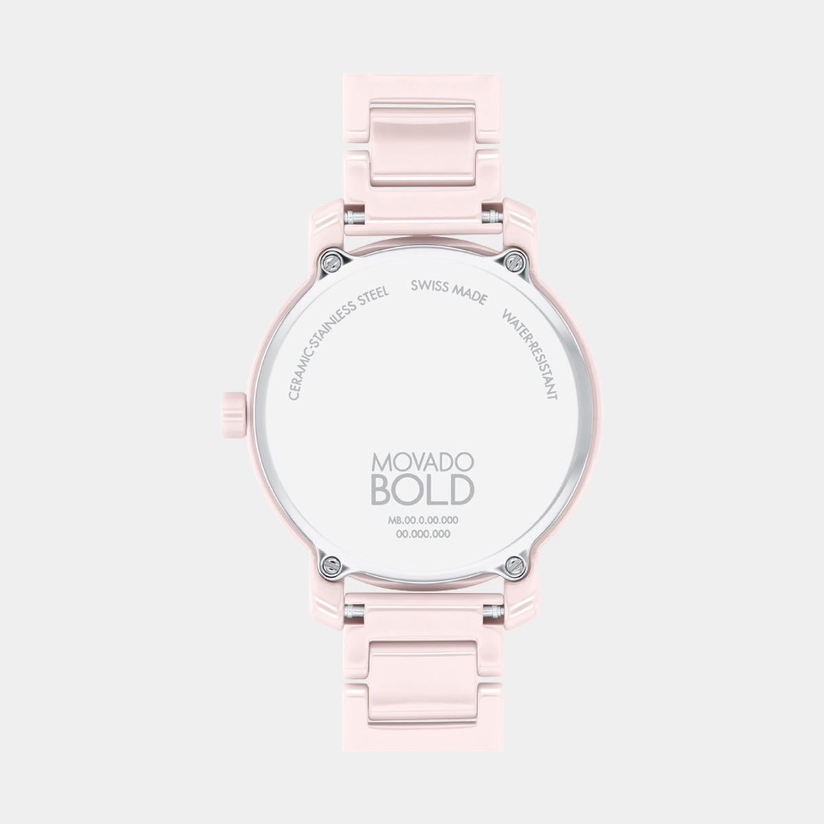 BOLD Evolution 2.0 Ceramic 34mm - Pink Dial on Bracelet