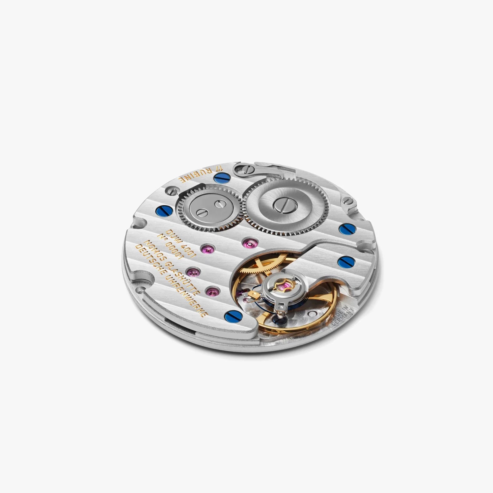 DUW 401 Watch Movement on white background