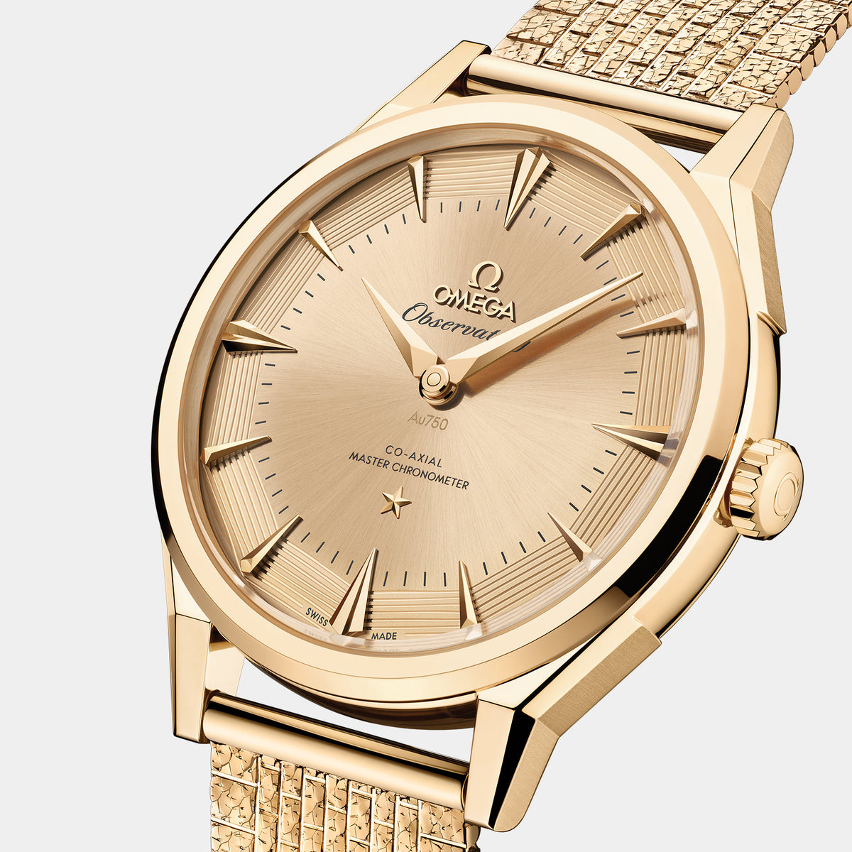 Constellation Observatory 39.4mm Gold Dial 18K Moonshine™ Gold Watch