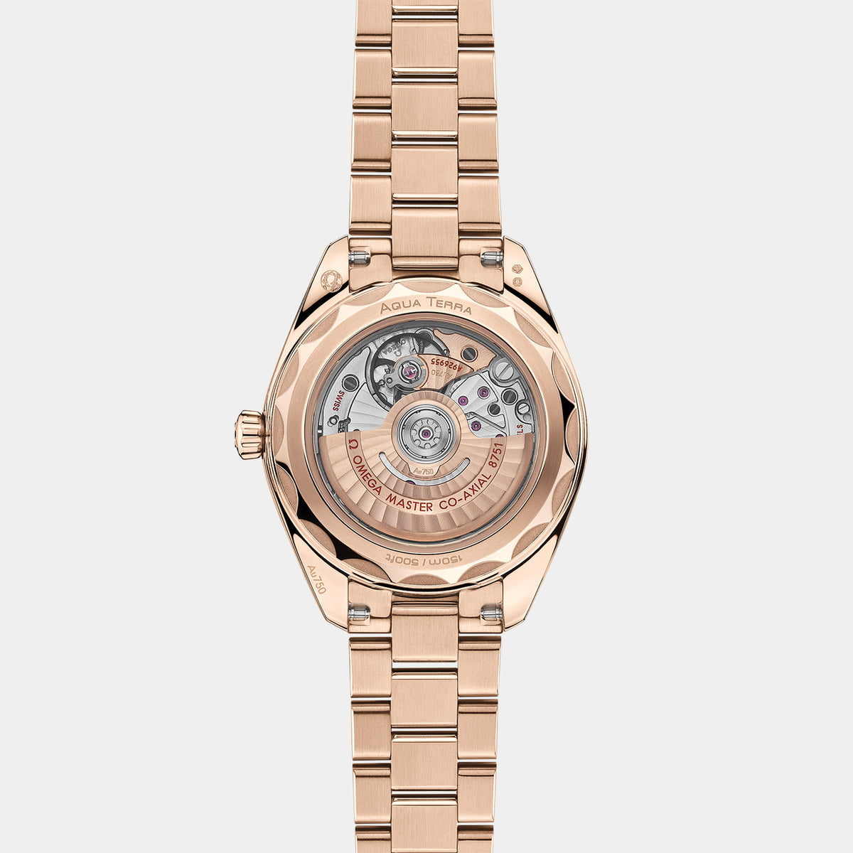 Seamaster Aqua Terra 150M 30mm Burgundy Diamond Sedna™ Gold Watch