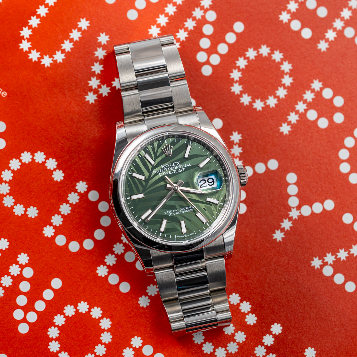Rolex Datejust 36 “Palm Dial” - 126200