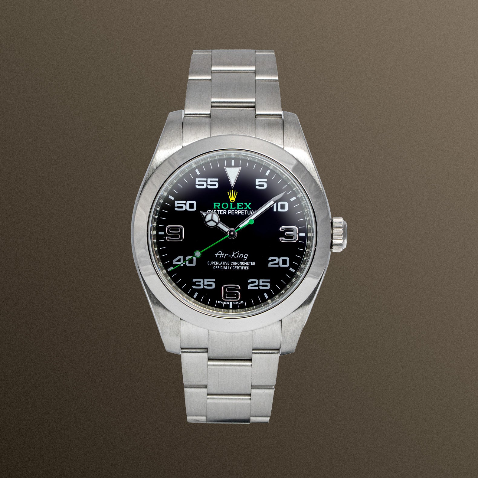 Pre-Owned Watches | Rolex Air-King Black Dial Oyster Bracelet- 116900