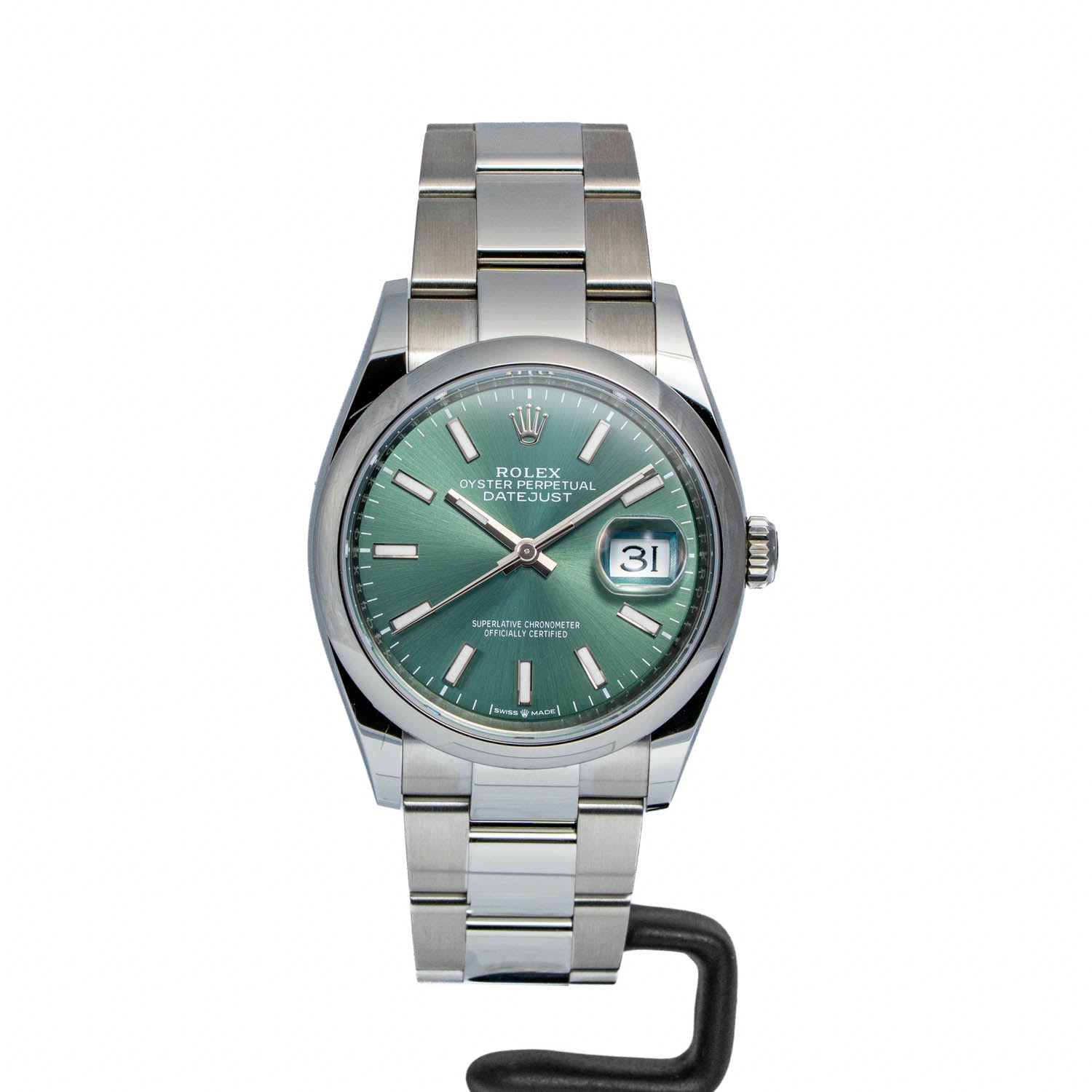Rolex Datejust 36mm Green Sunburst Dial - 126200