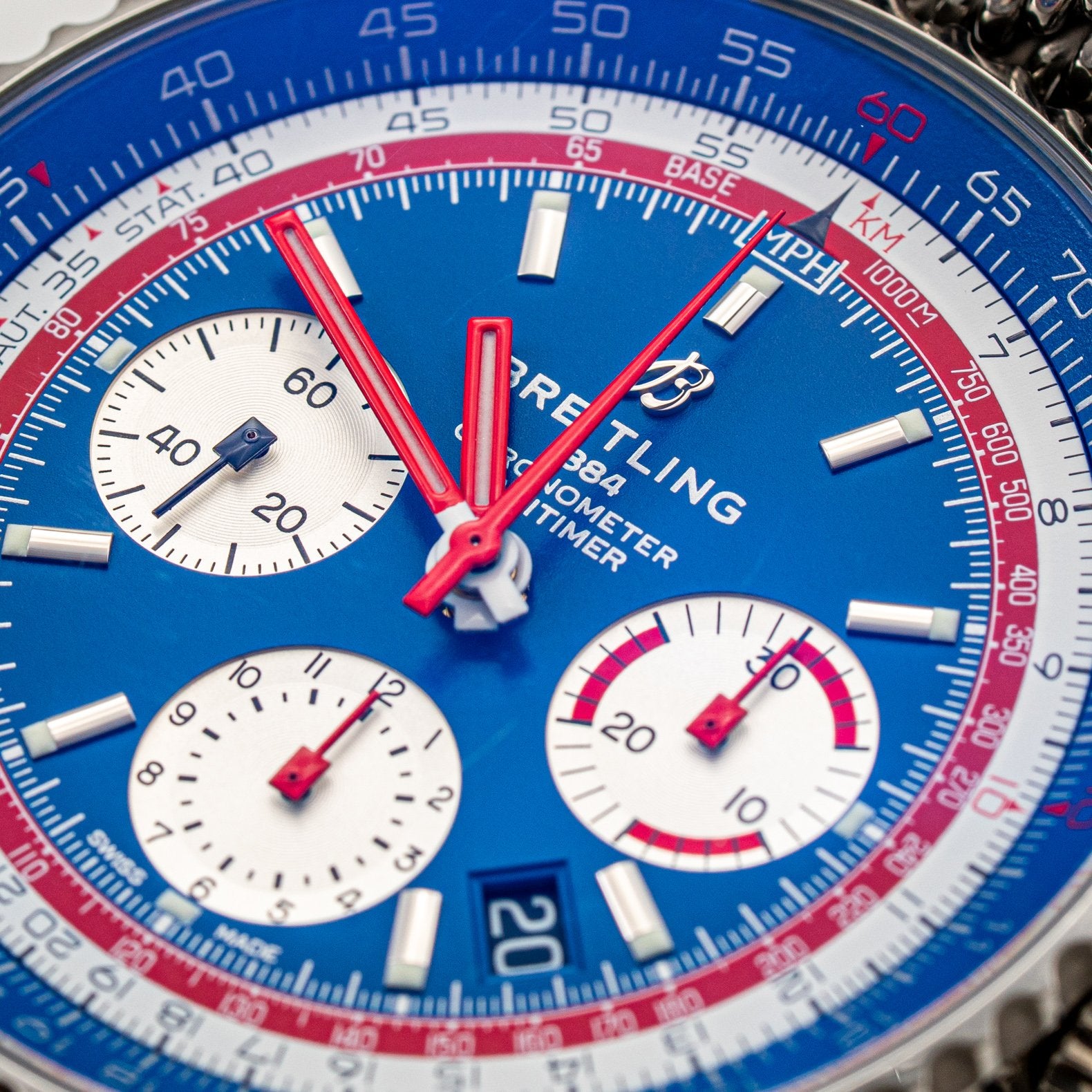 Breitling Navitimer B01 Chronograph 43mm Blue Dial - AB01212B1C1A1