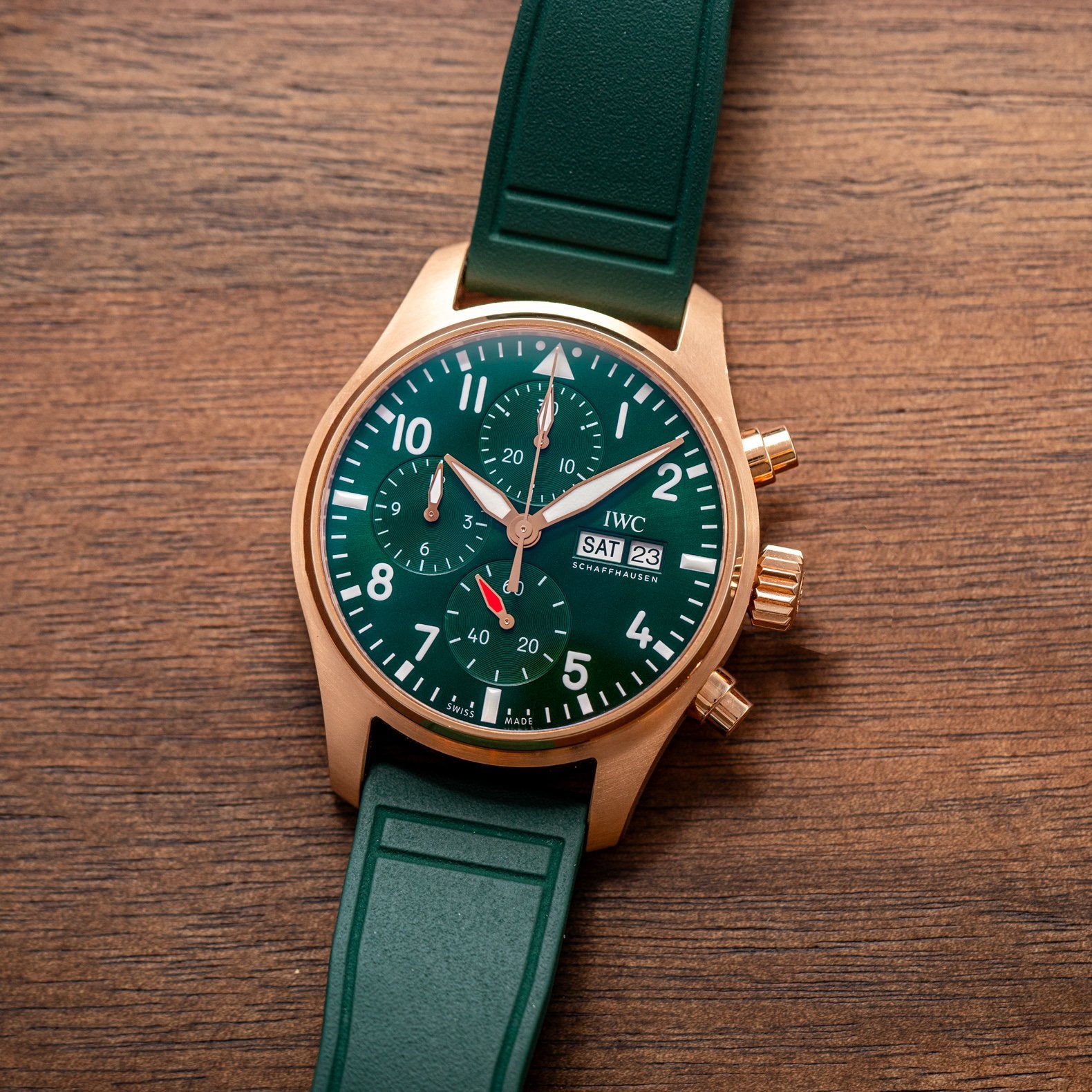 IWC Pilot’s Watch Chronograph 41mm Green Dial - IW388110