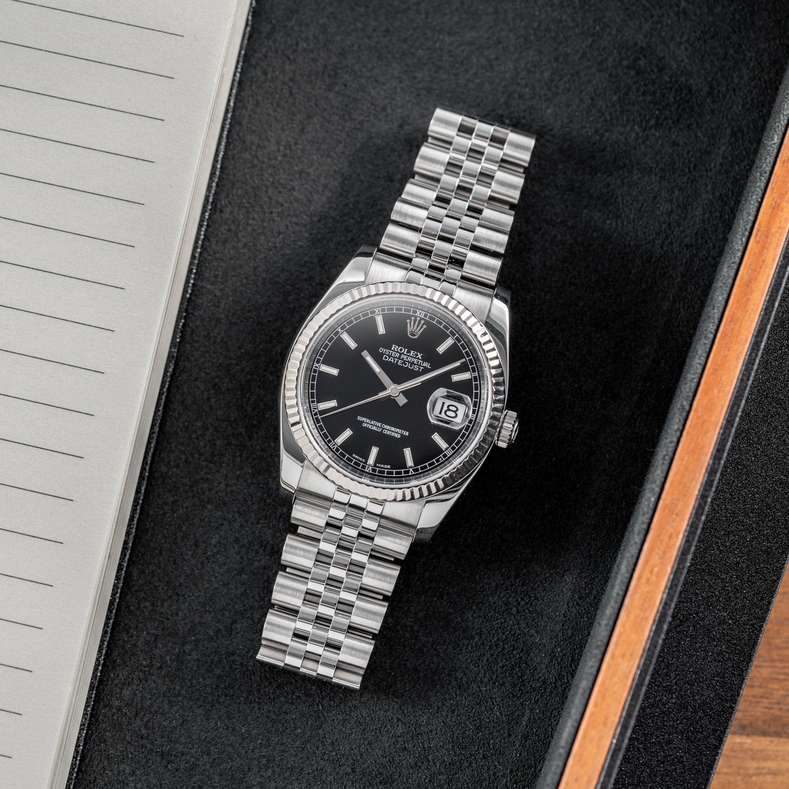 Rolex Datejust 36mm Black Dial - 116234