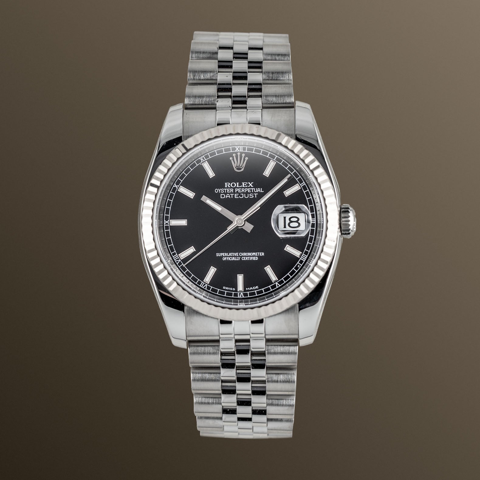 Rolex Datejust 36mm Black Dial - 116234