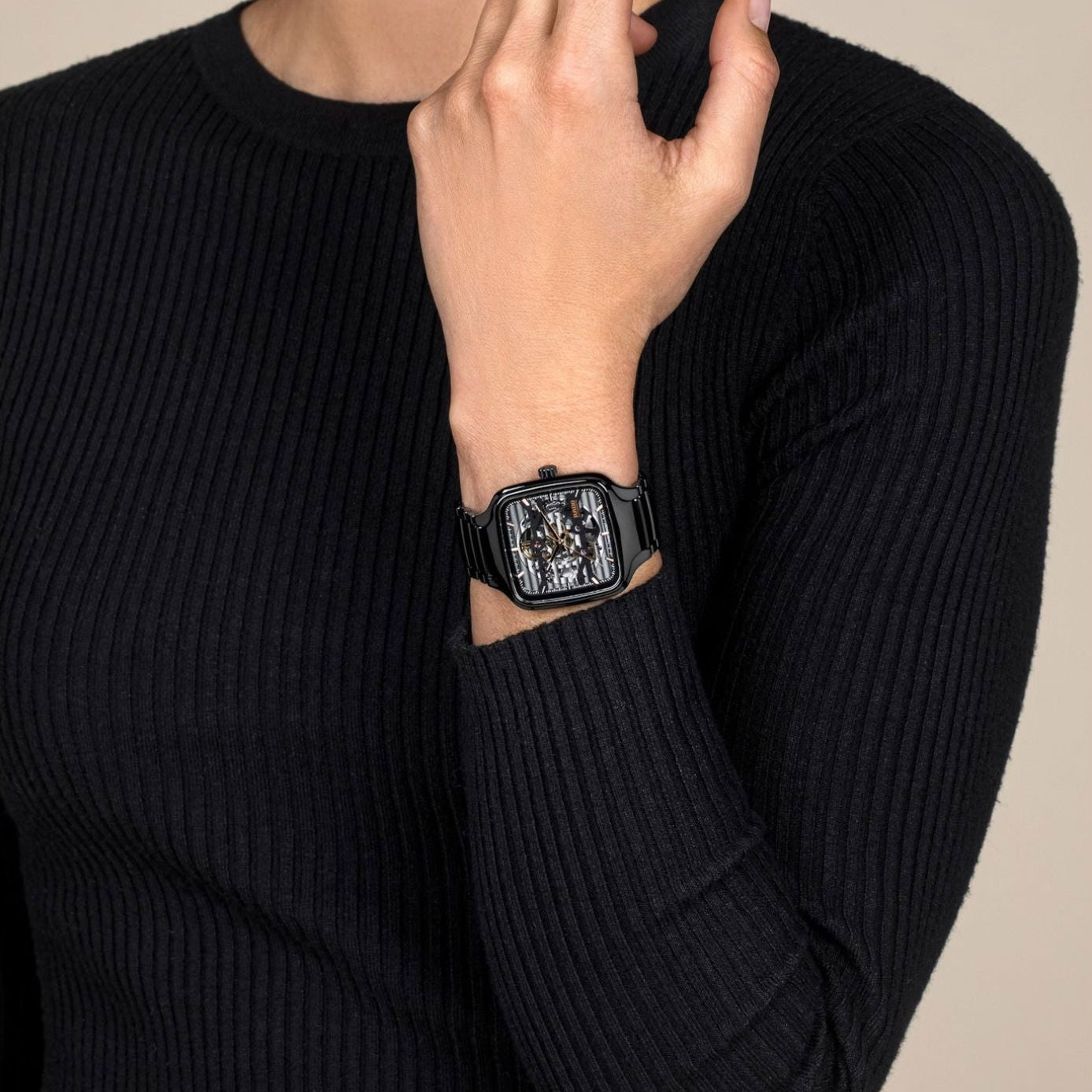 True Square Automatic Skeleton 38mm